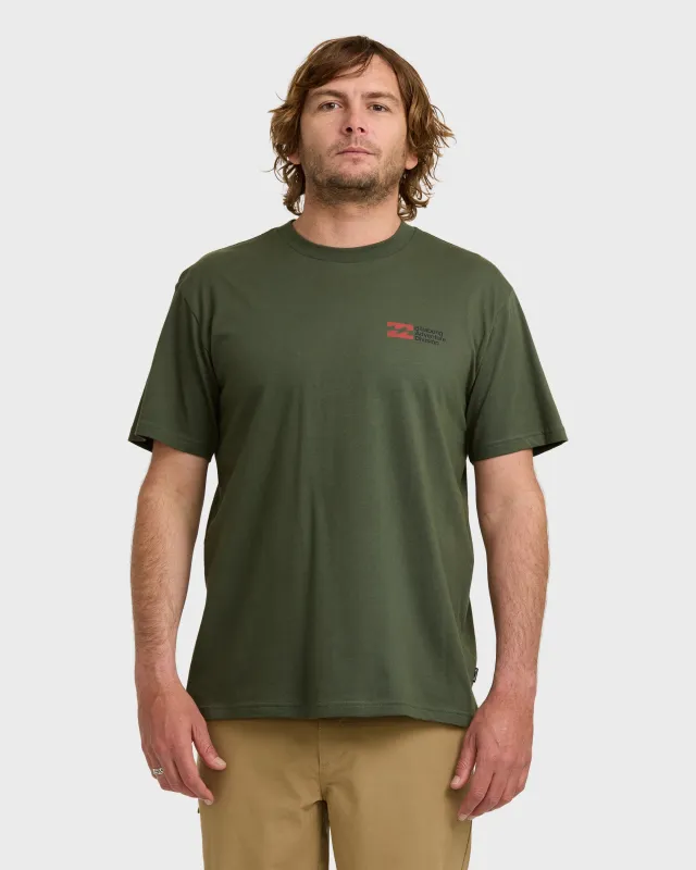 A/Div Abandoned Short Sleeve T-Shirt - Fatigue sold by Billabong