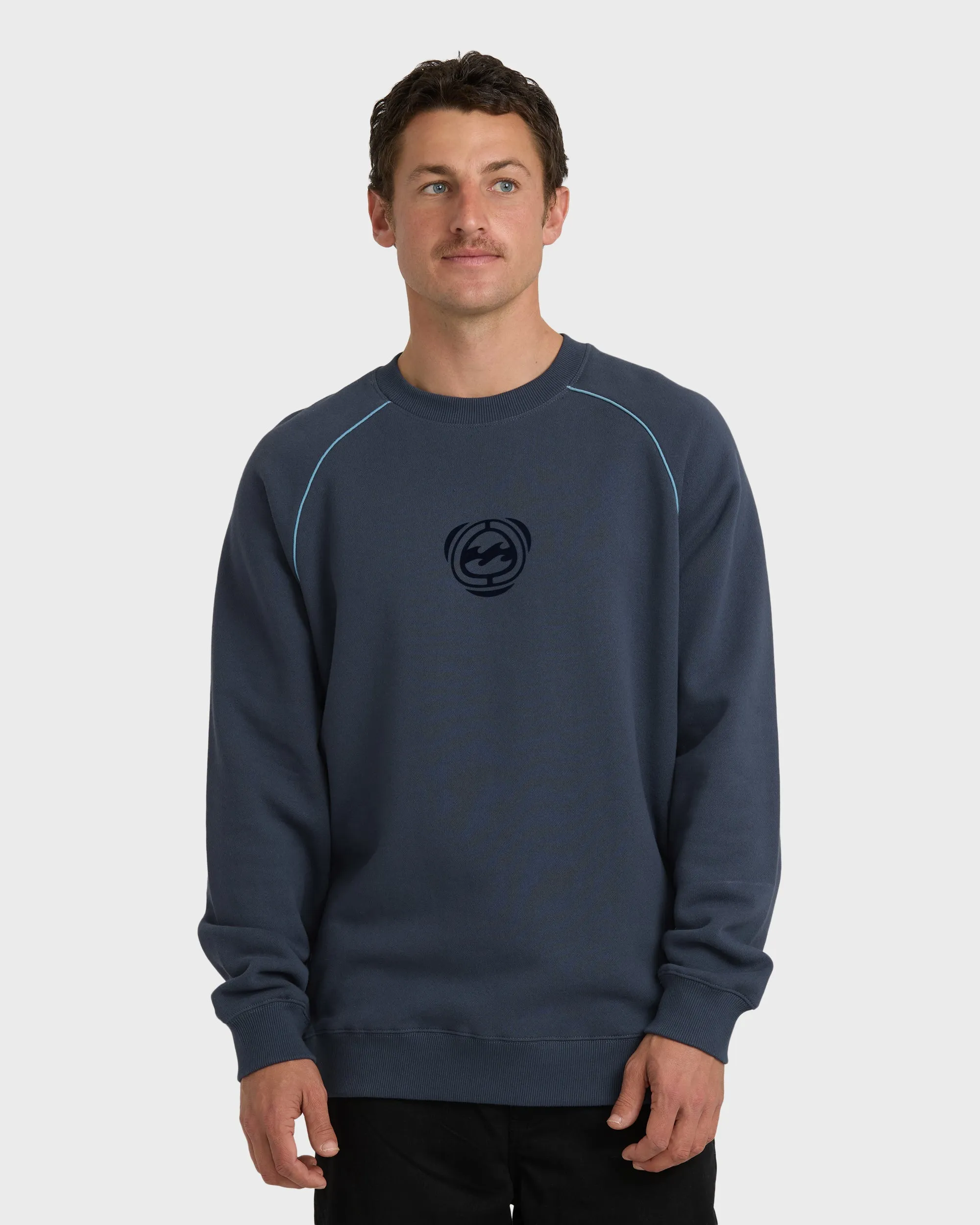 Bio Fleece Crewneck Sweatshirt - Vintage Navy sold by Billabong