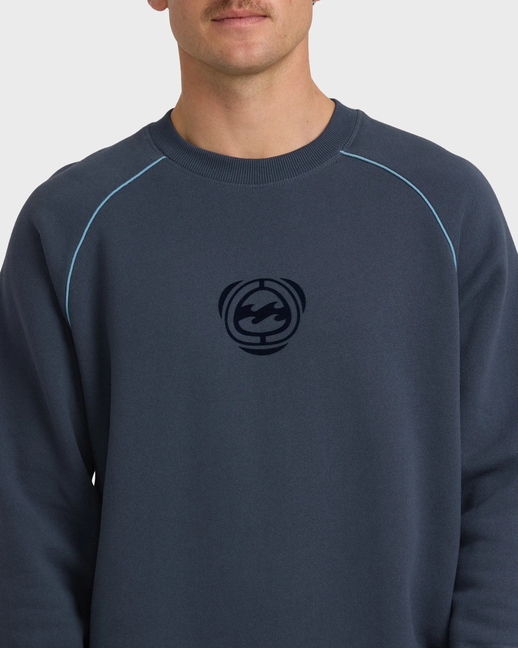 Bio Fleece Crewneck Sweatshirt - Vintage Navy sold by Billabong product image thumbnail 5
