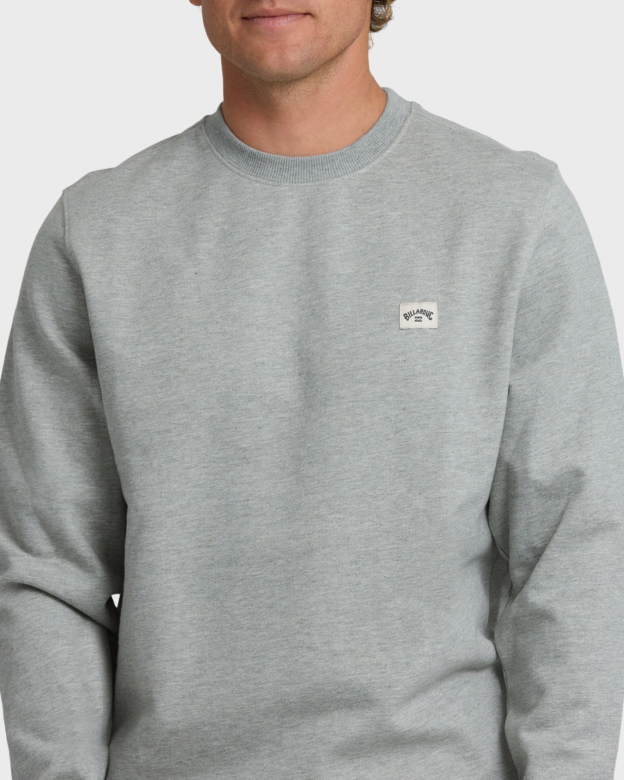 All Day Crewneck Sweatshirt - Grey Htr sold by Billabong product image thumbnail 5