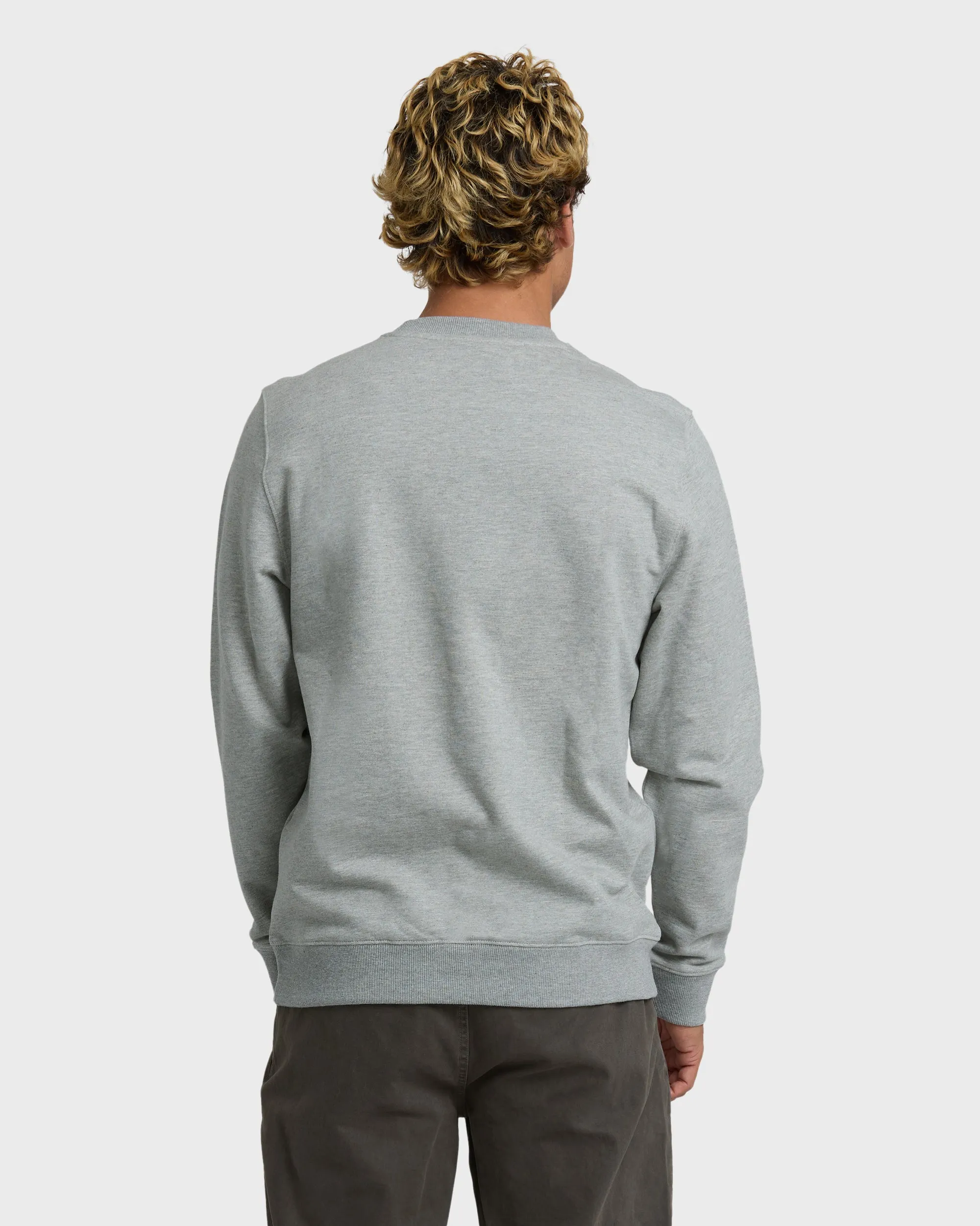 All Day Crewneck Sweatshirt - Grey Htr sold by Billabong product image thumbnail 2