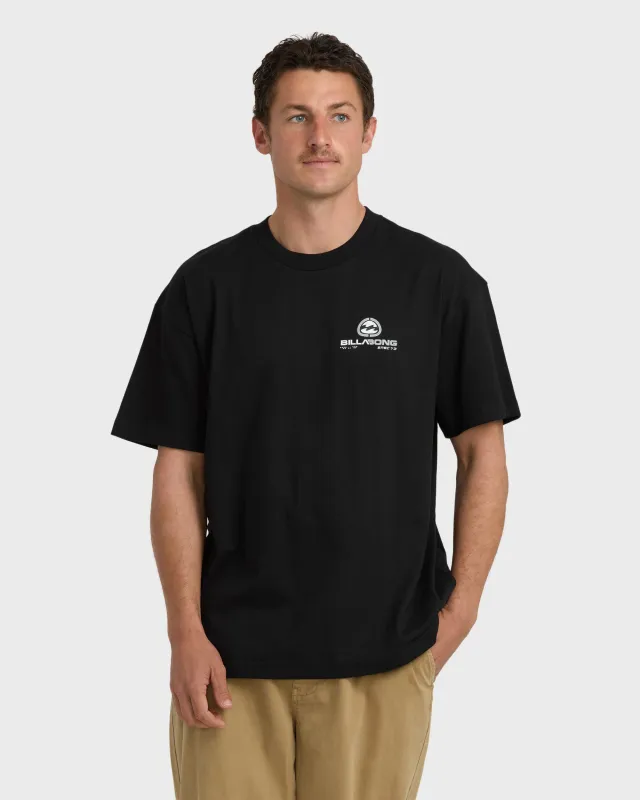 Bio Wave OG Short Sleeve T-Shirt - Black sold by Billabong