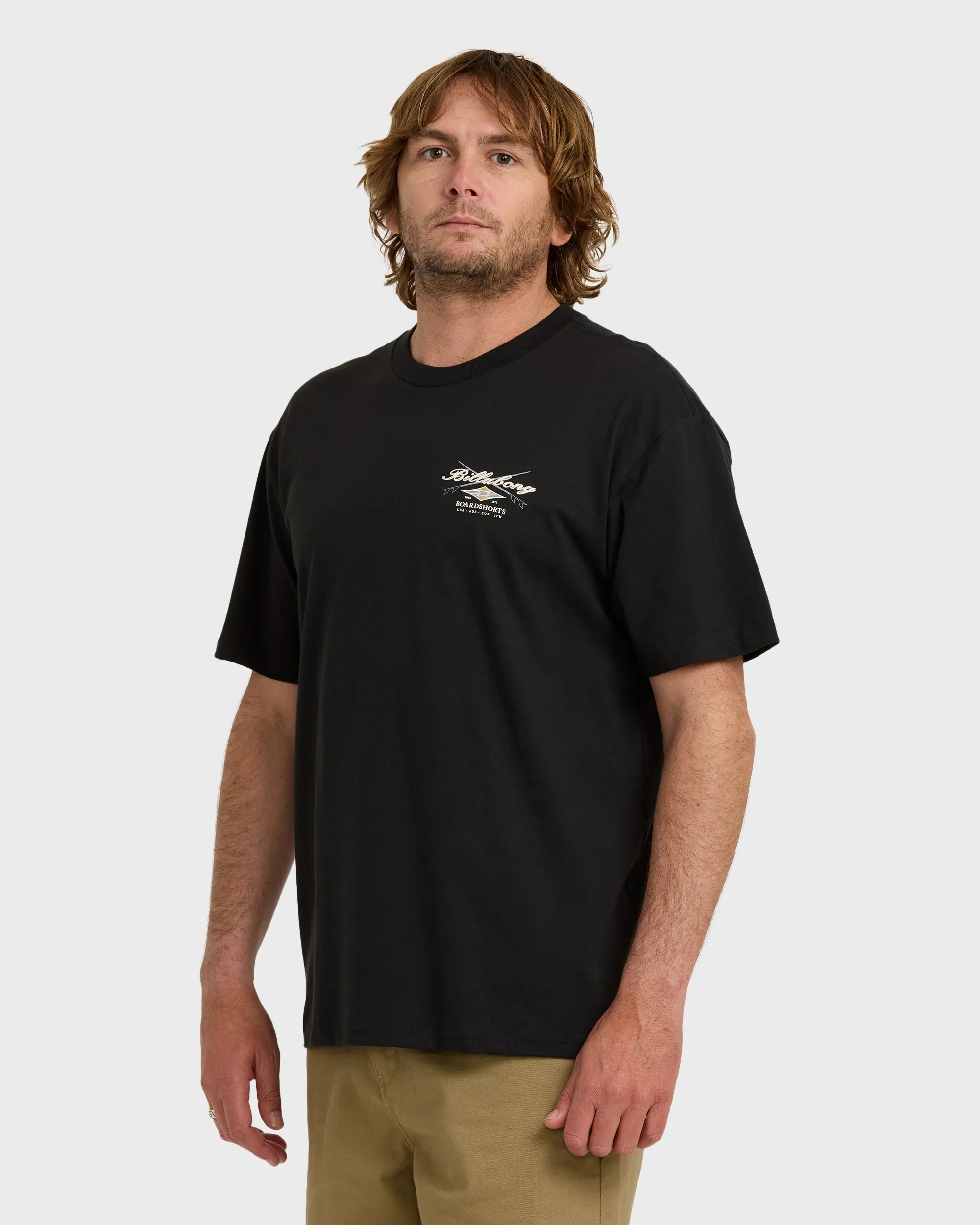 Croshort Sleeve Short Sleeve T-Shirtboards Regular Short Sleeve T-Shirt - Washed Black sold by Billabong product image thumbnail 3