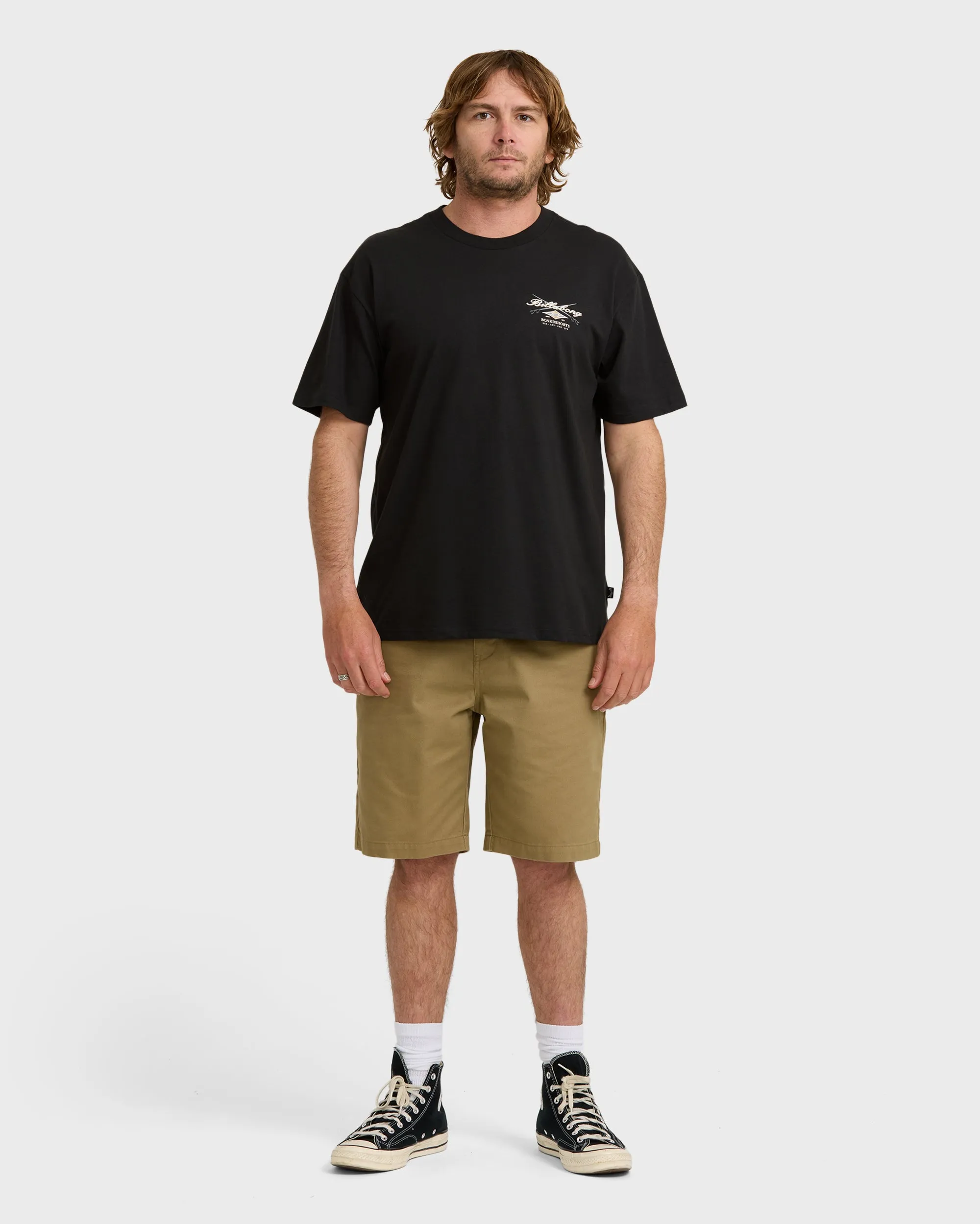 Croshort Sleeve Short Sleeve T-Shirtboards Regular Short Sleeve T-Shirt - Washed Black sold by Billabong product image thumbnail 4