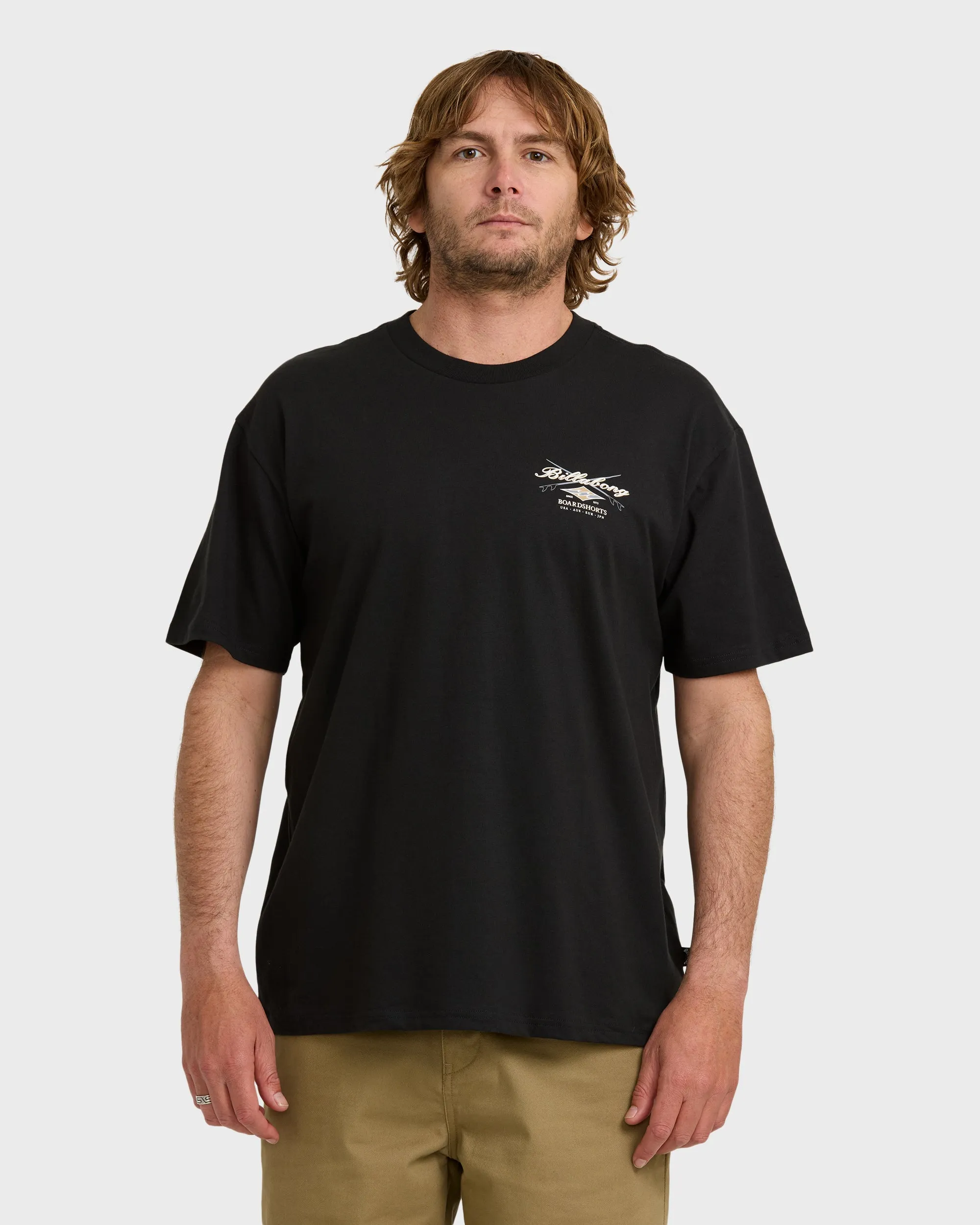 Croshort Sleeve Short Sleeve T-Shirtboards Regular Short Sleeve T-Shirt - Washed Black sold by Billabong