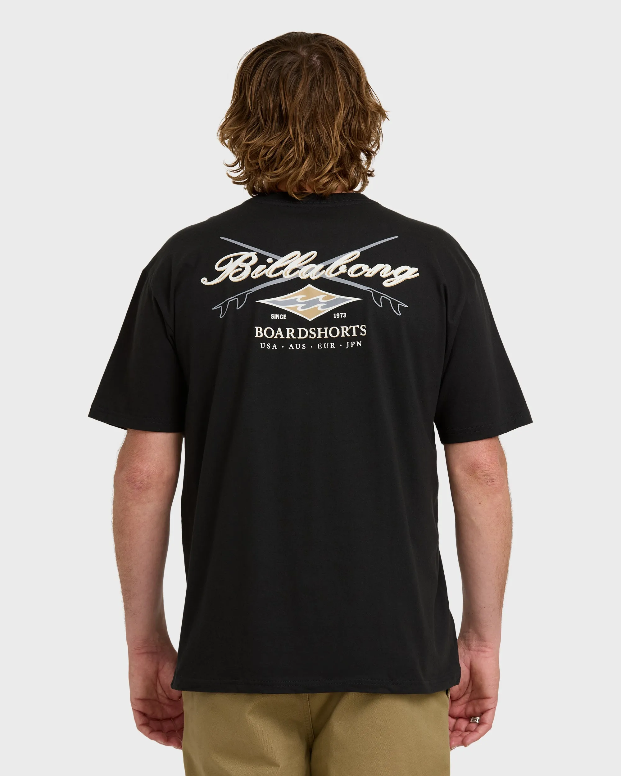 Croshort Sleeve Short Sleeve T-Shirtboards Regular Short Sleeve T-Shirt - Washed Black sold by Billabong product image thumbnail 2