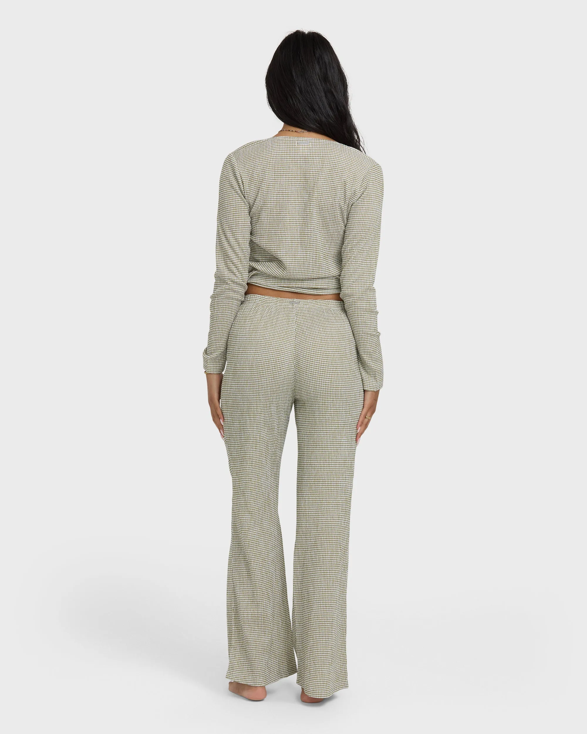 Hot Check Knitpants - Martini Olive sold by Billabong product image thumbnail 4