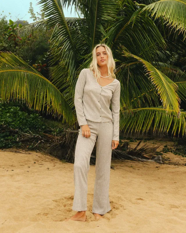 Hot Check Knitpants - Martini Olive sold by Billabong