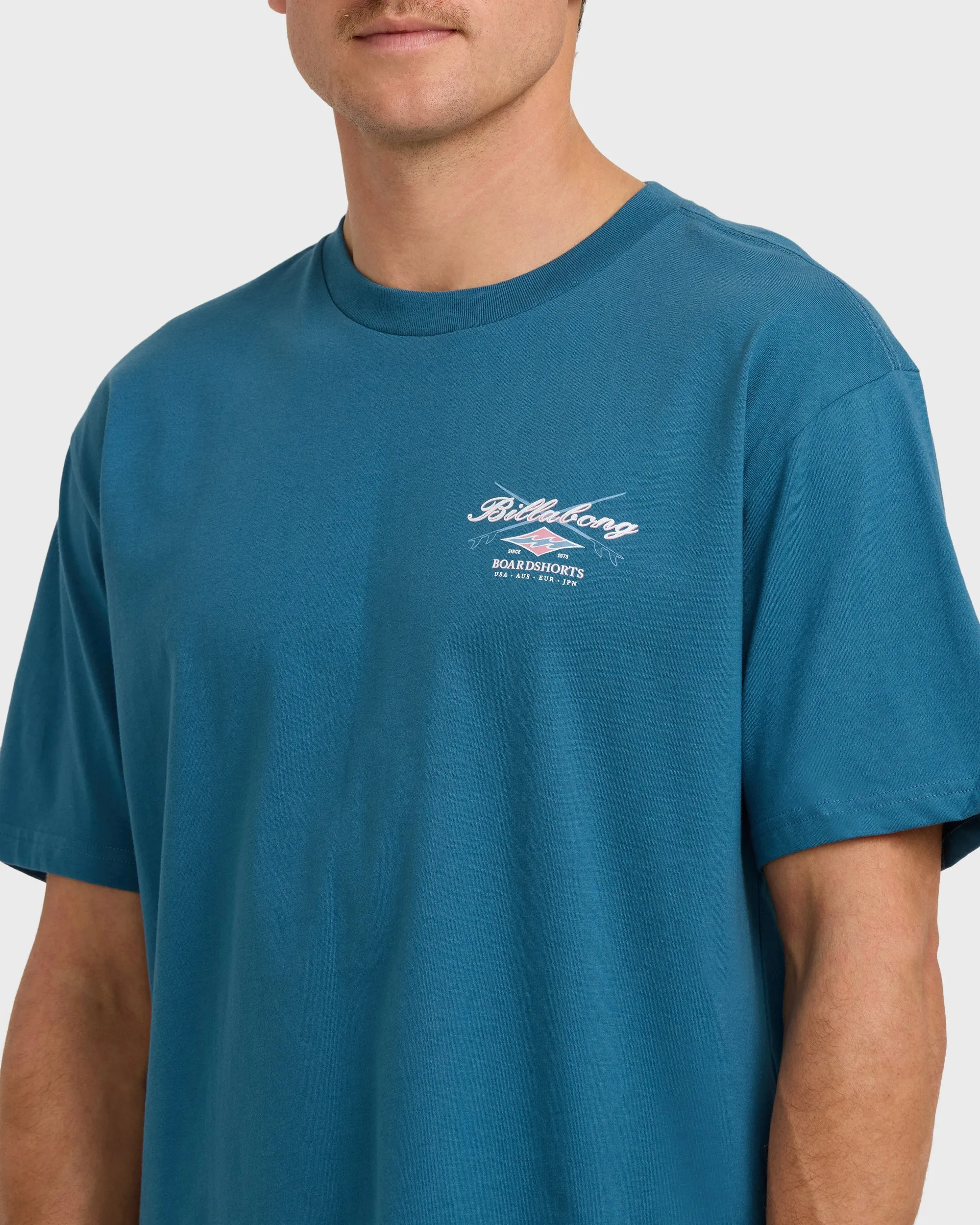Croshort Sleeve Short Sleeve T-Shirtboards Regular Short Sleeve T-Shirt - Real Teal sold by Billabong product image thumbnail 5
