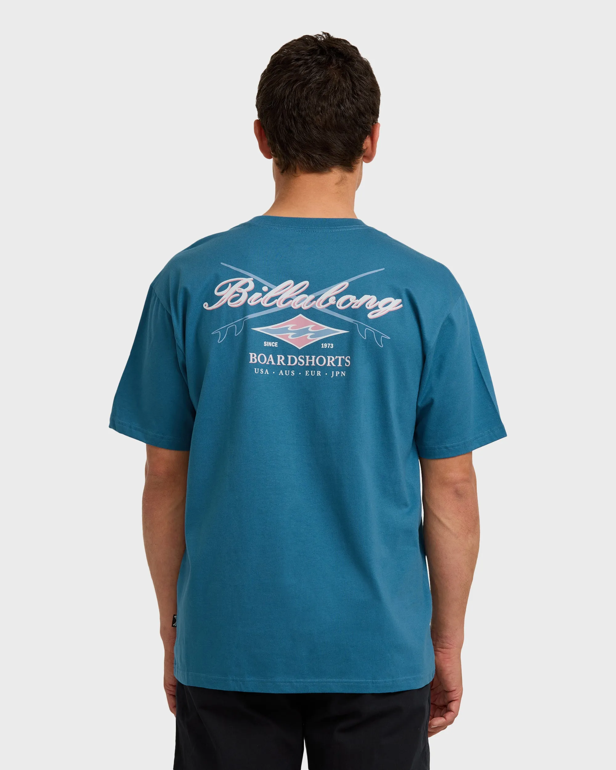 Croshort Sleeve Short Sleeve T-Shirtboards Regular Short Sleeve T-Shirt - Real Teal sold by Billabong product image thumbnail 2