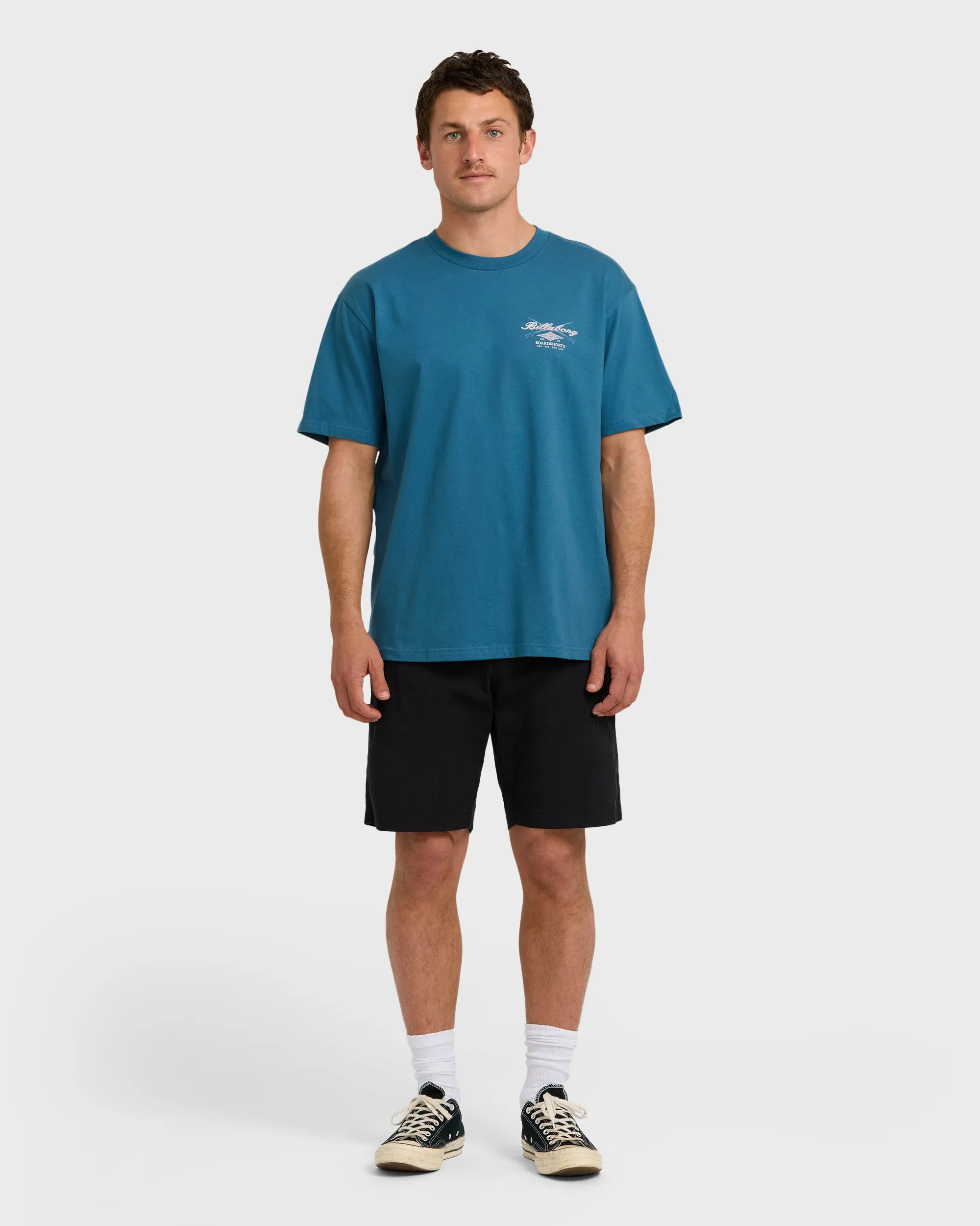 Croshort Sleeve Short Sleeve T-Shirtboards Regular Short Sleeve T-Shirt - Real Teal sold by Billabong product image thumbnail 4