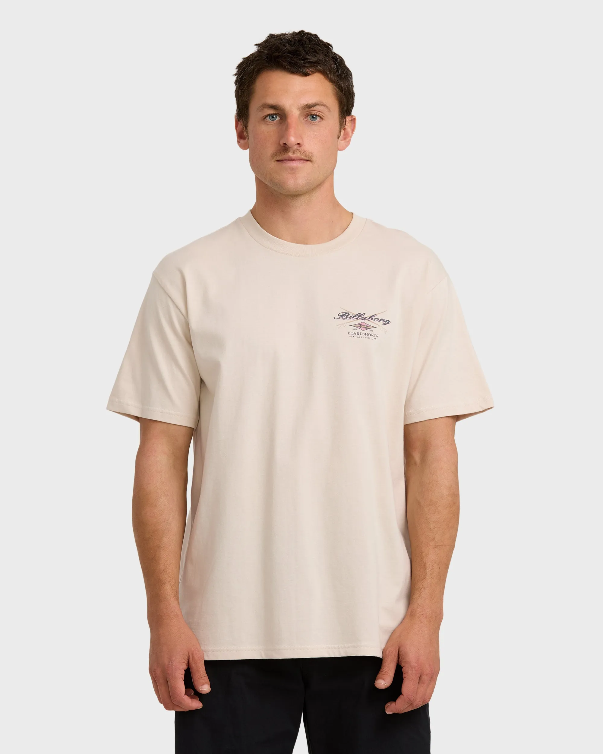 Crossboards Short Sleeve T-Shirt - Chino sold by Billabong