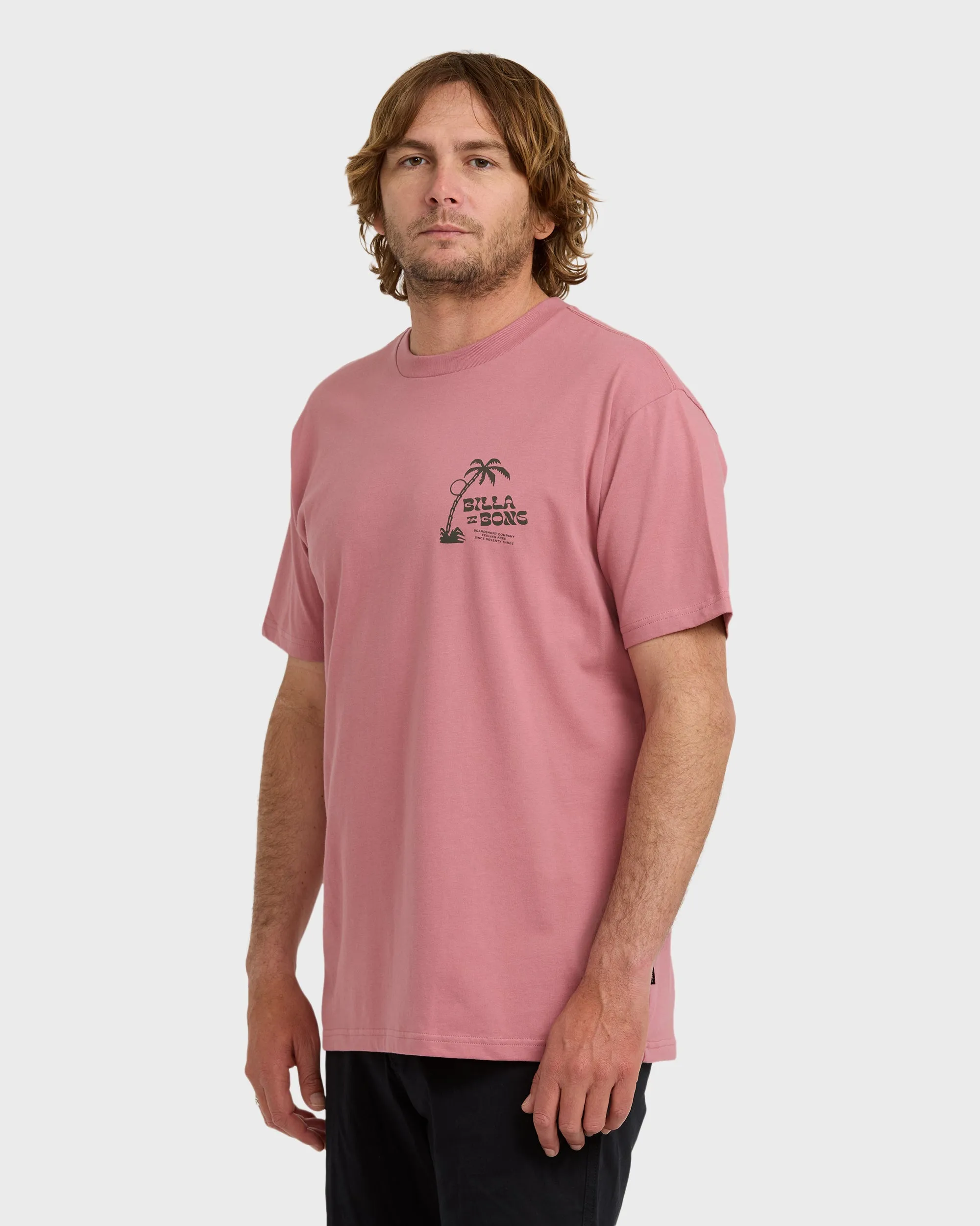 Beach Bar Premium Short Sleeve T-Shirt - Dusty Rose sold by Billabong product image thumbnail 3