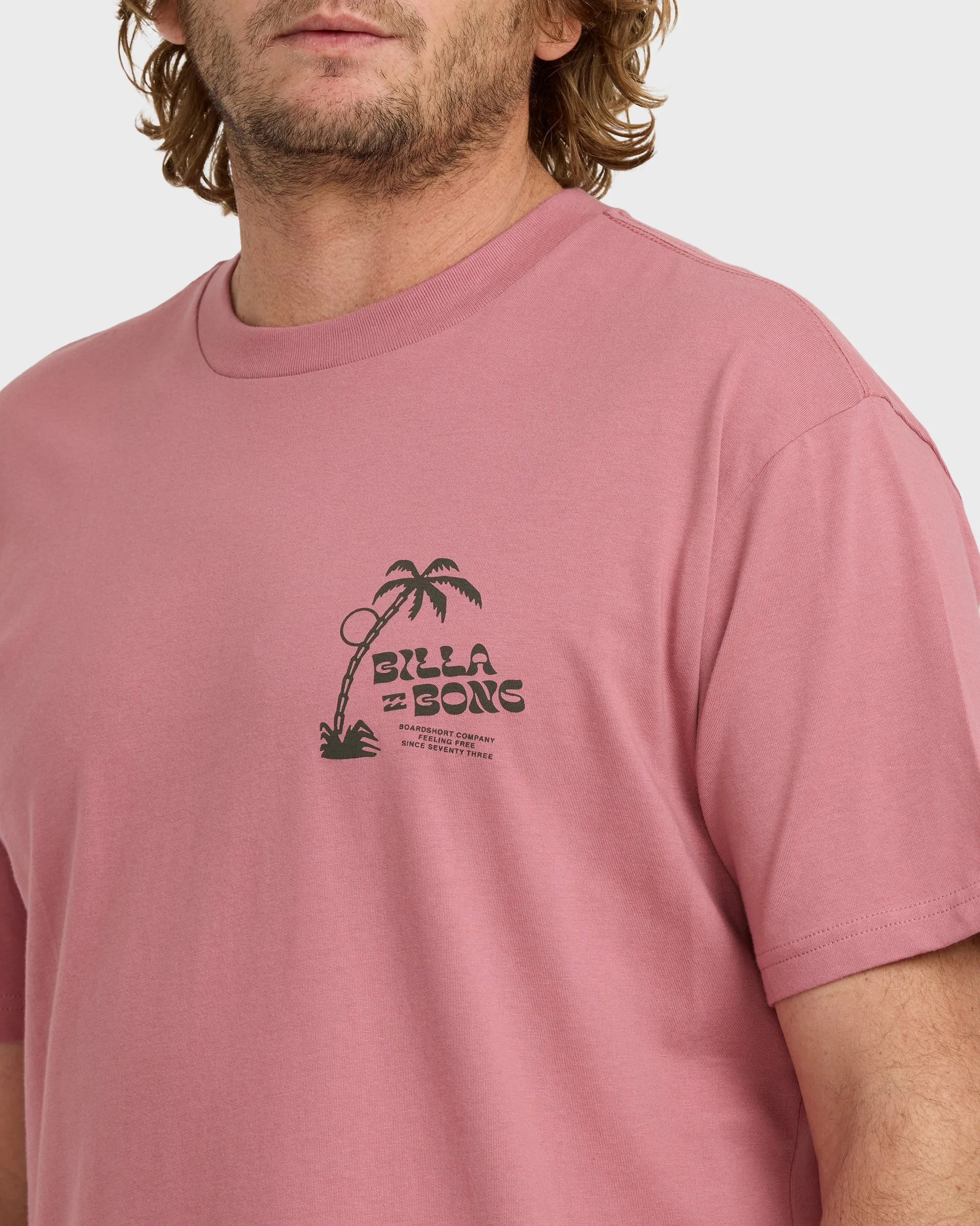 Beach Bar Premium Short Sleeve T-Shirt - Dusty Rose sold by Billabong product image thumbnail 5