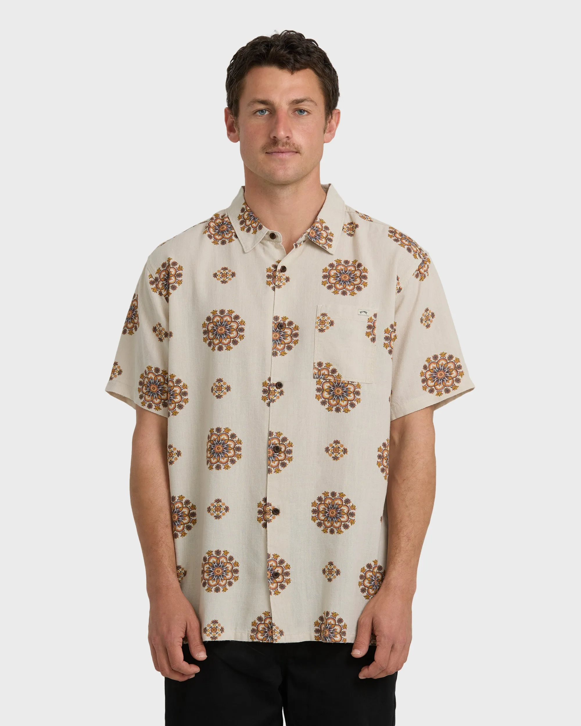 Cordoba Short Sleeve Shirt - Cream sold by Billabong