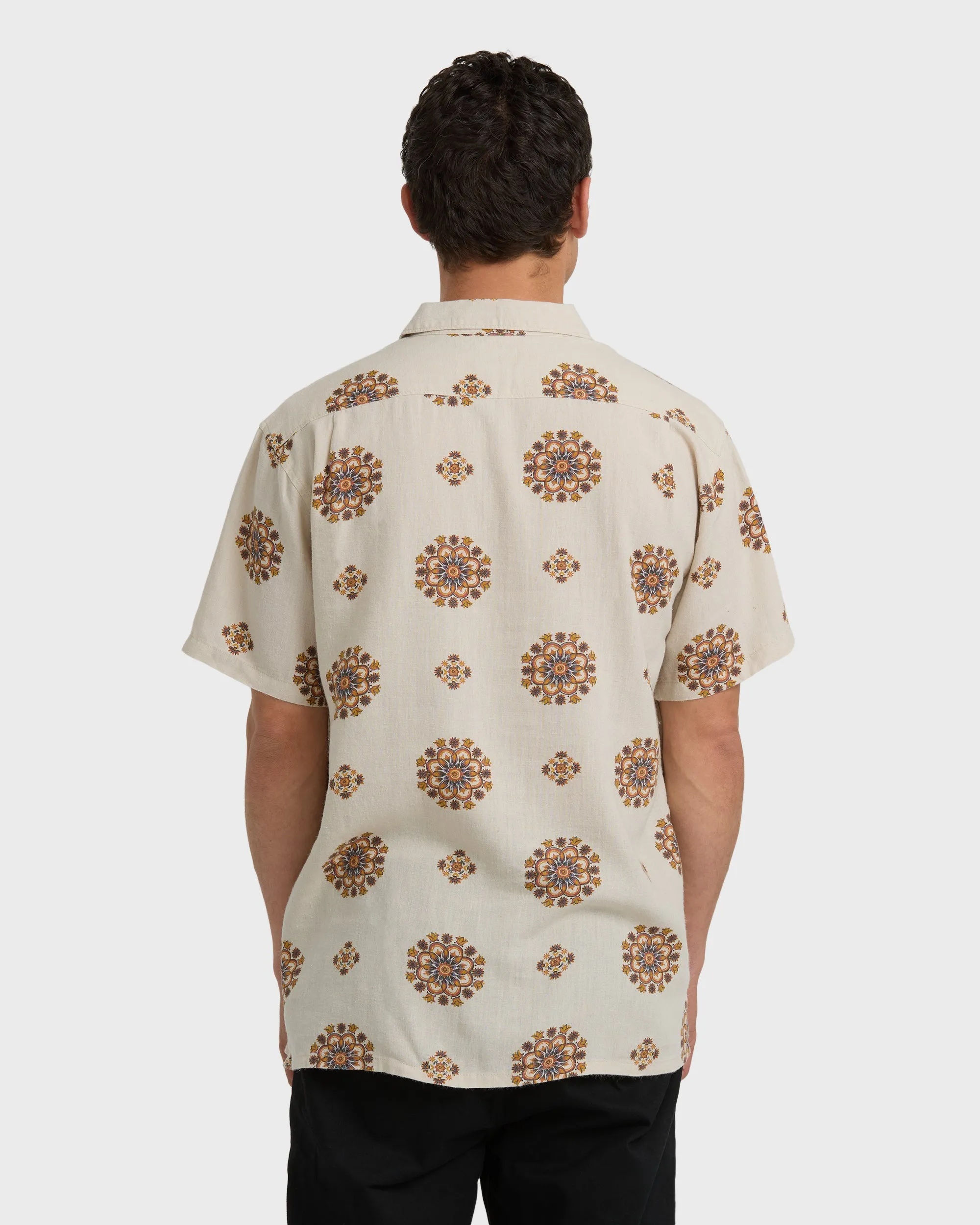 Cordoba Short Sleeve Shirt - Cream sold by Billabong product image thumbnail 2