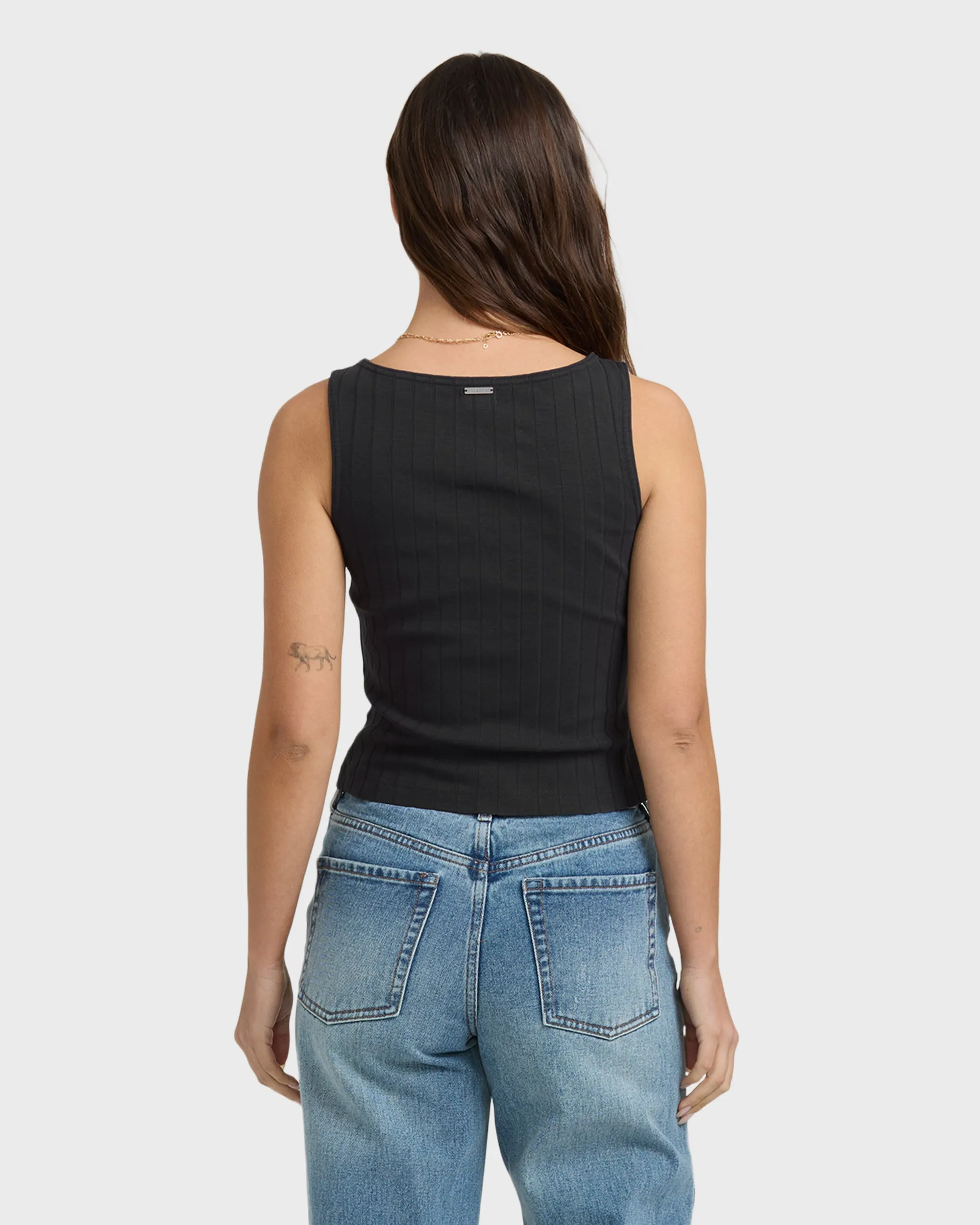 Rae Knit Tank T-Shirt - Black Sands sold by Billabong product image thumbnail 5