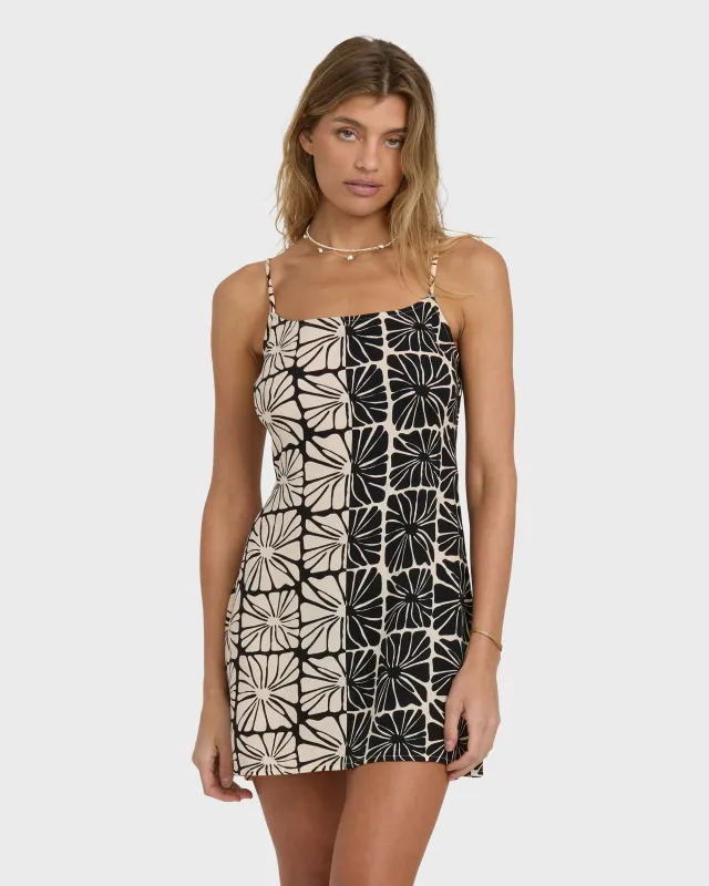 Heart Song Mini Dress - Black Sands sold by Billabong