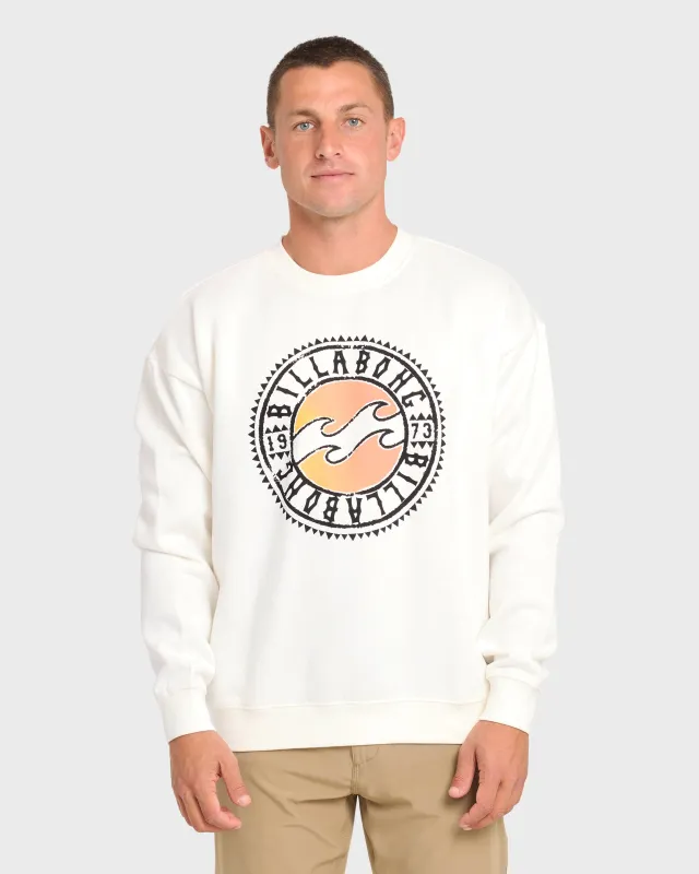 Range Crewneck Sweatshirt - Star White sold by Billabong