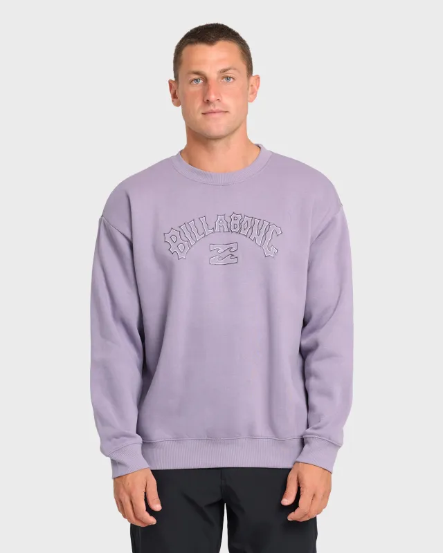 Range Crewneck Sweatshirt - Purple Haze sold by Billabong