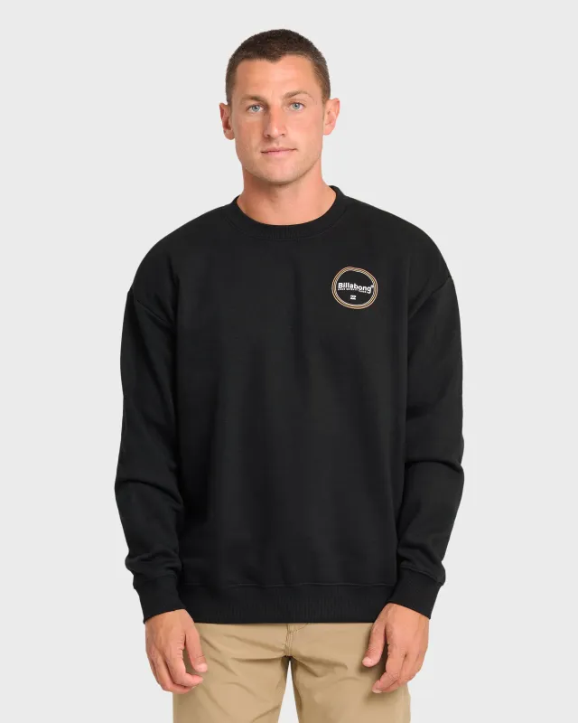 Range Crewneck Sweatshirt - Black sold by Billabong