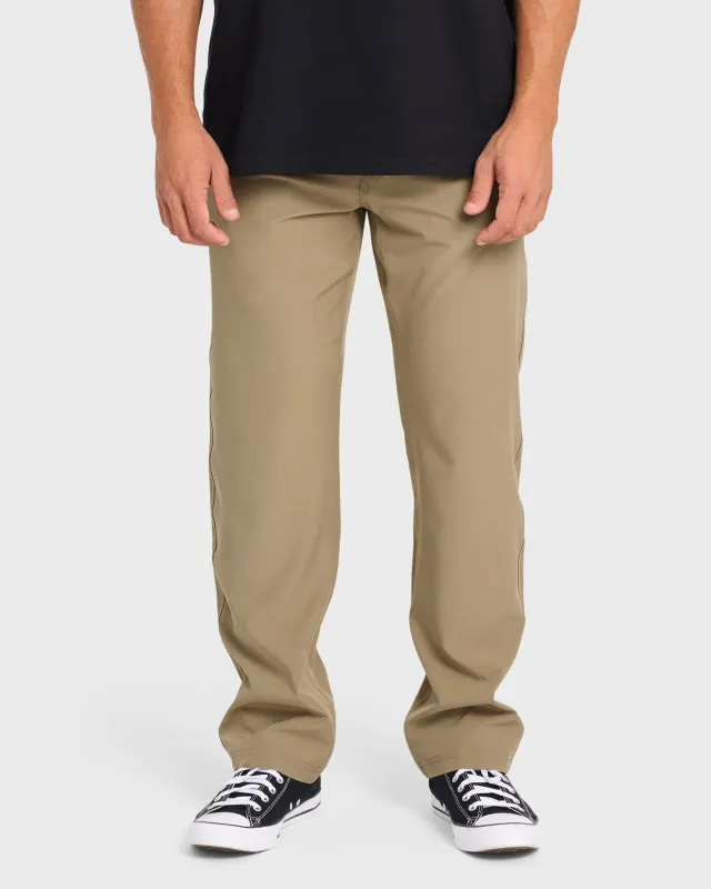 Ozzy Hybrid Pants - Gravel sold by Billabong