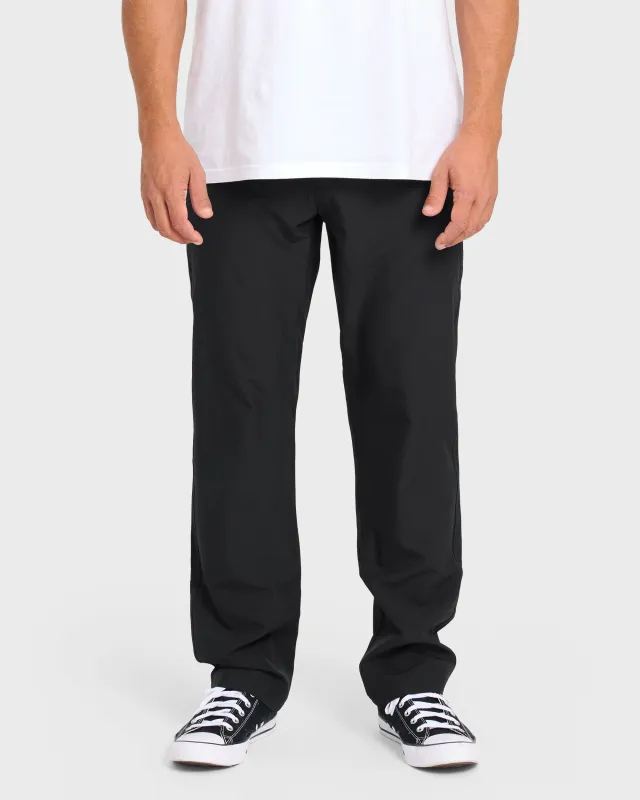 Ozzy Hybrid Pants - Black sold by Billabong
