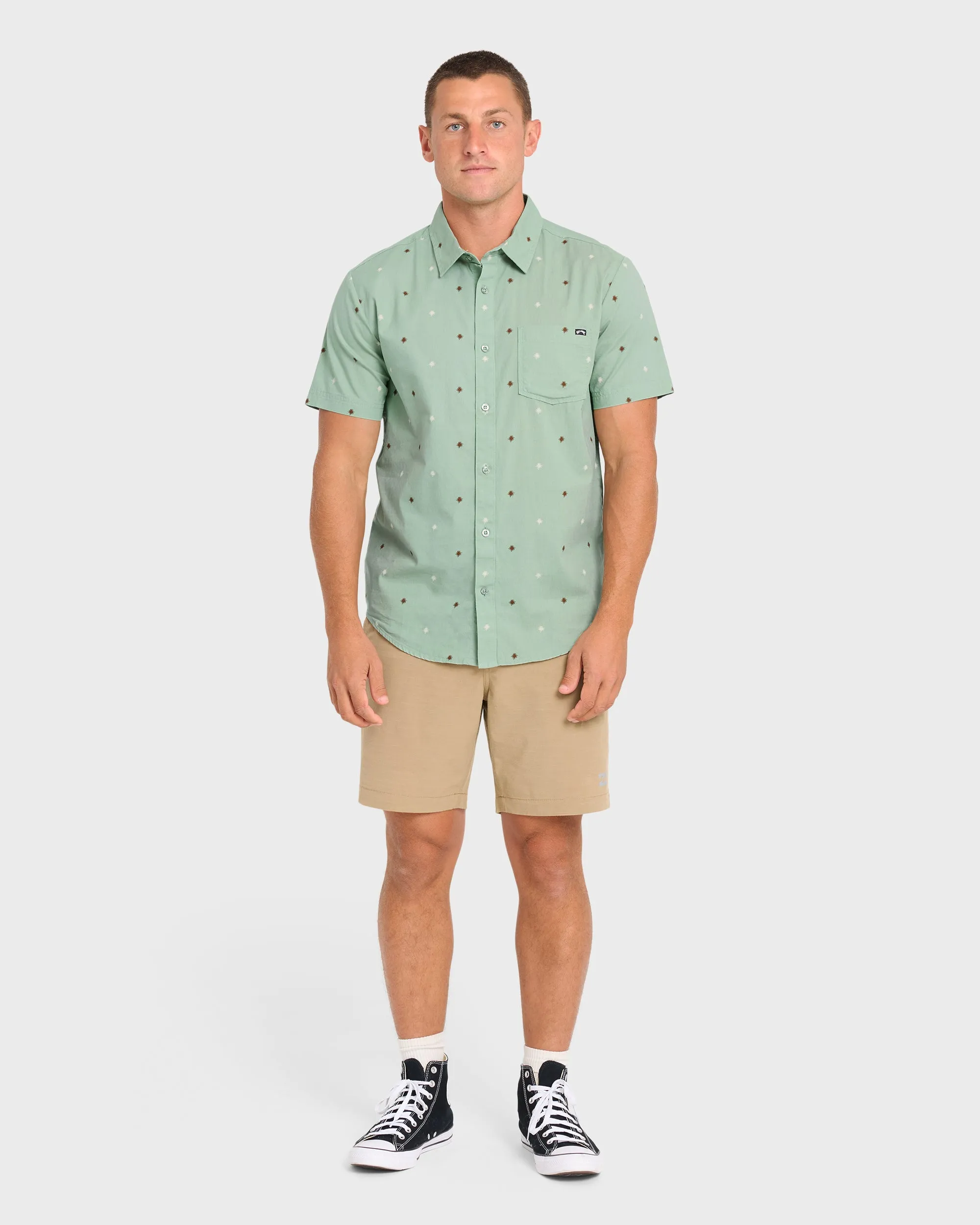 Sunspell Short Sleeve Shirt - Sage sold by Billabong product image thumbnail 4