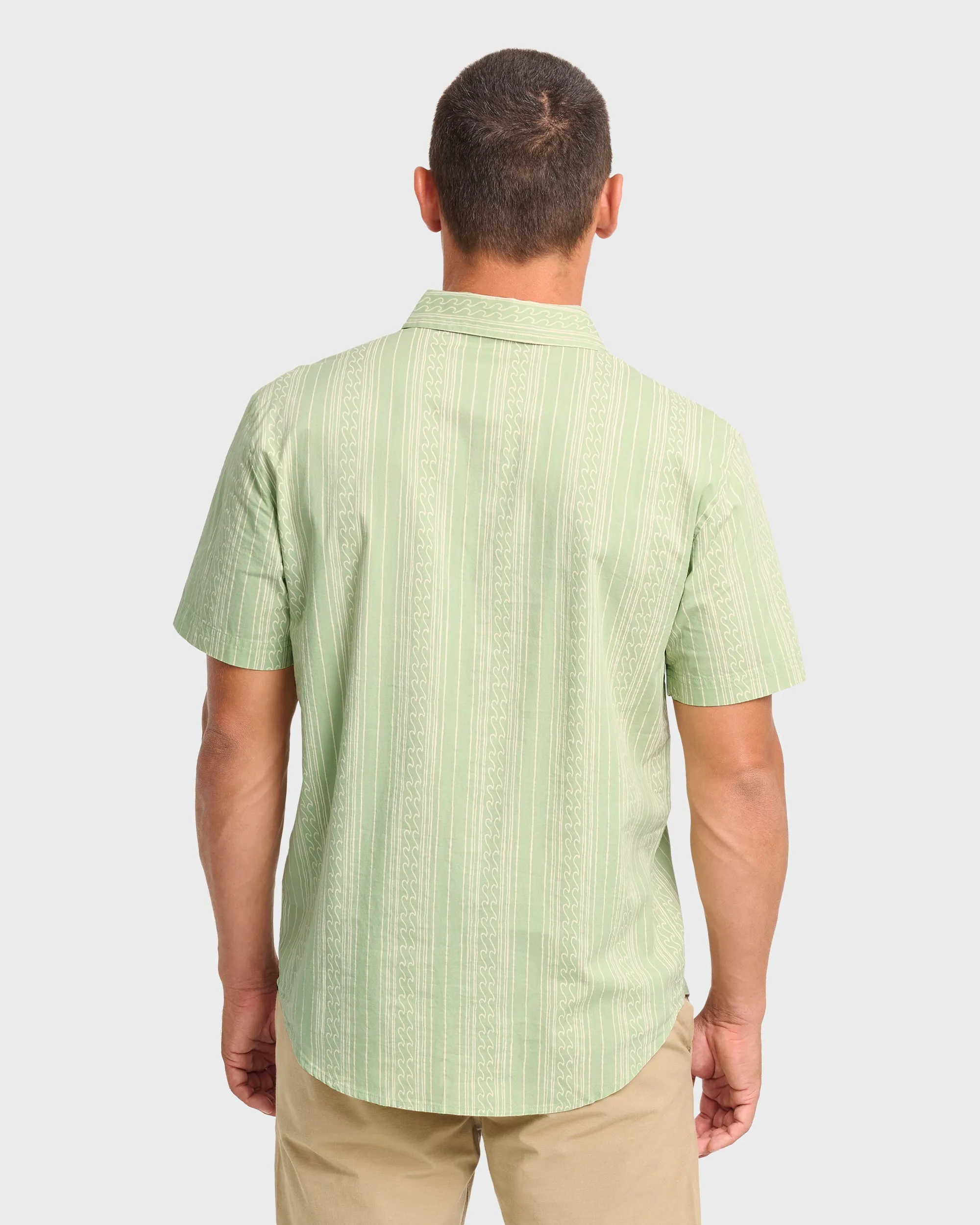 Low Tide Short Sleeve Shirt - Sage Frost sold by Billabong product image thumbnail 2