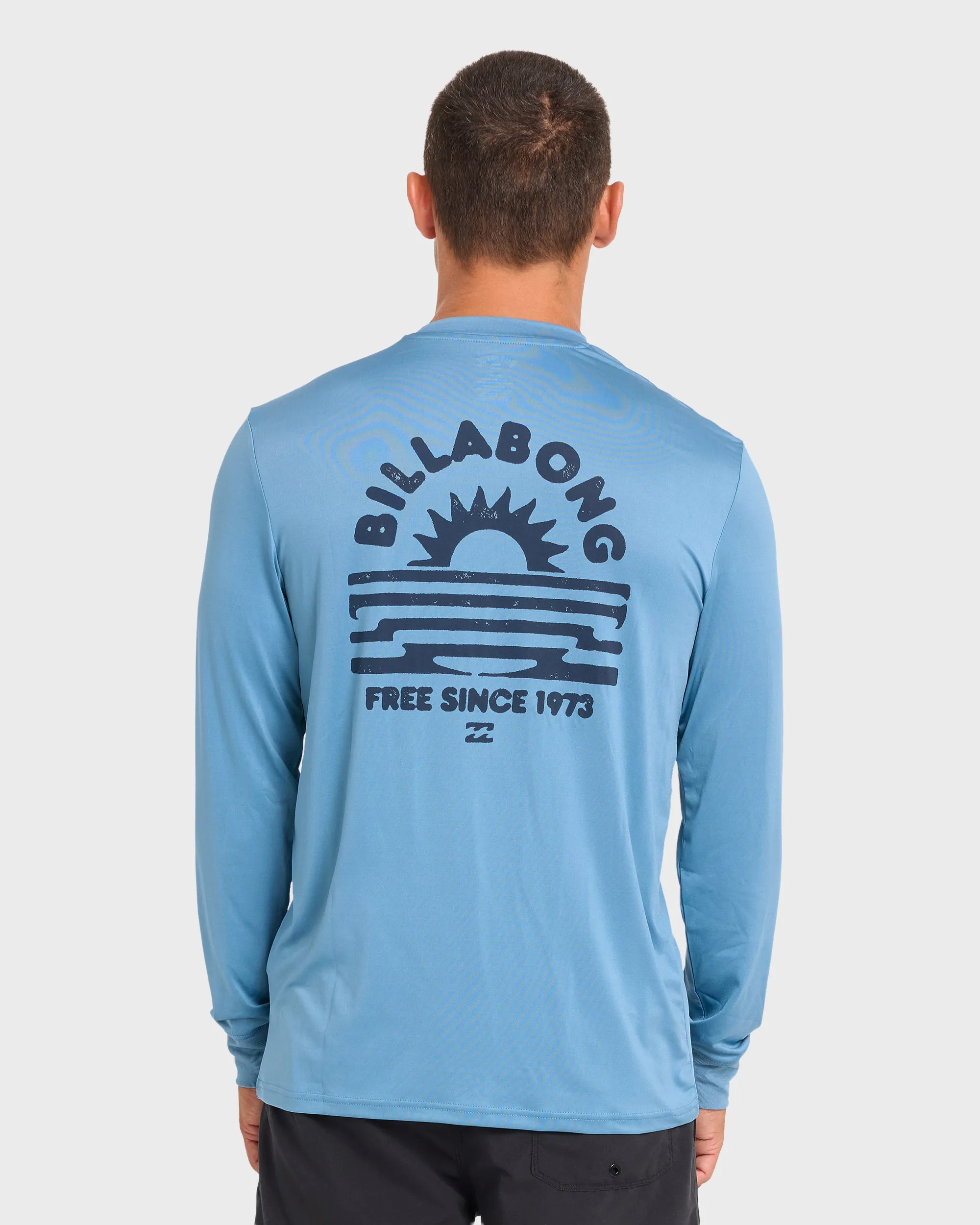 Heel Flip Crew Long Sleeve Rashguard - Vintage Indigo sold by Billabong product image thumbnail 2