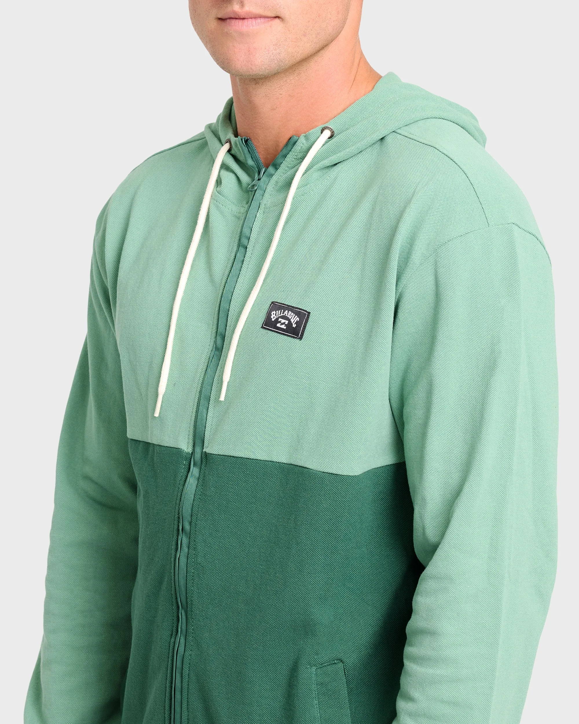 Abner Zip Sweatshirt - Dusty Green sold by Billabong product image thumbnail 5