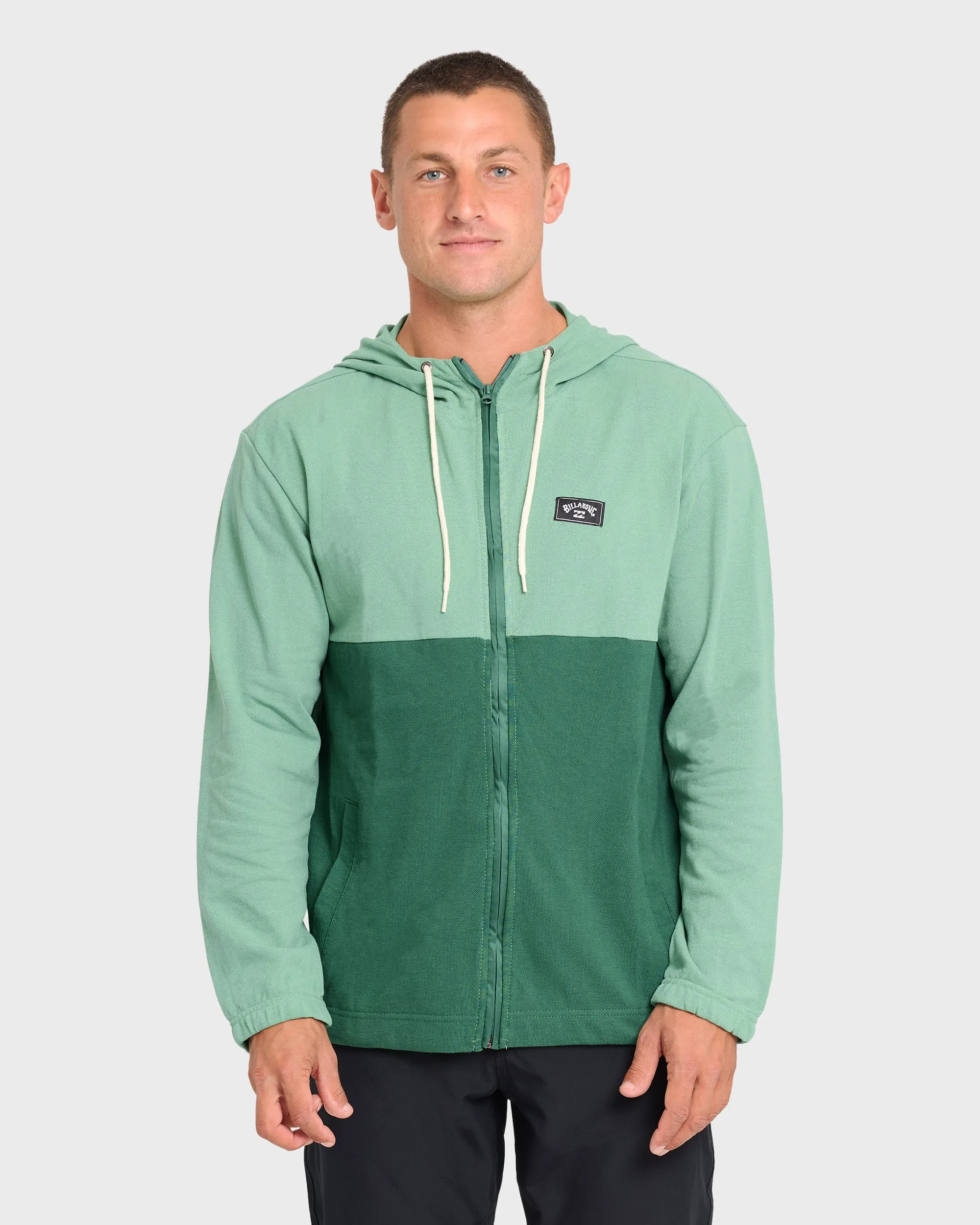 Abner Zip Sweatshirt - Dusty Green sold by Billabong