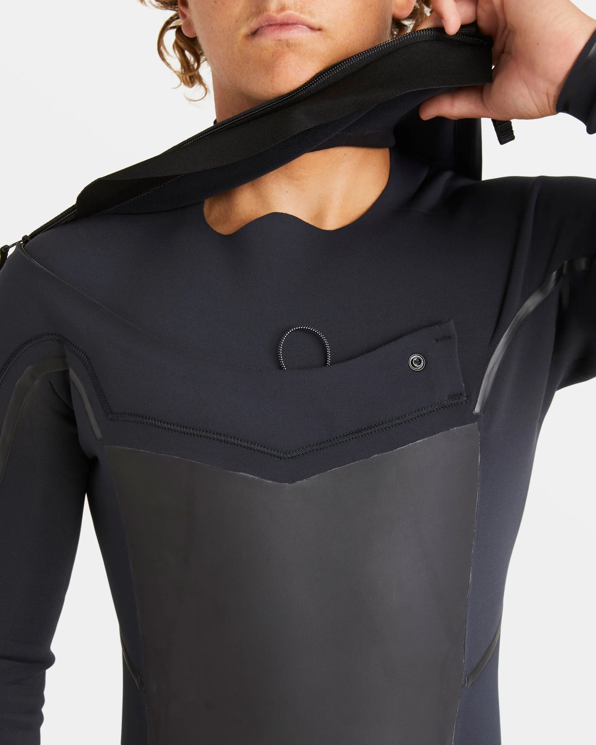 3/2mm Absolute Natural+ Upcycler Liquid Seal Chest Zip Wetsuit - Black sold by Billabong product image thumbnail 5