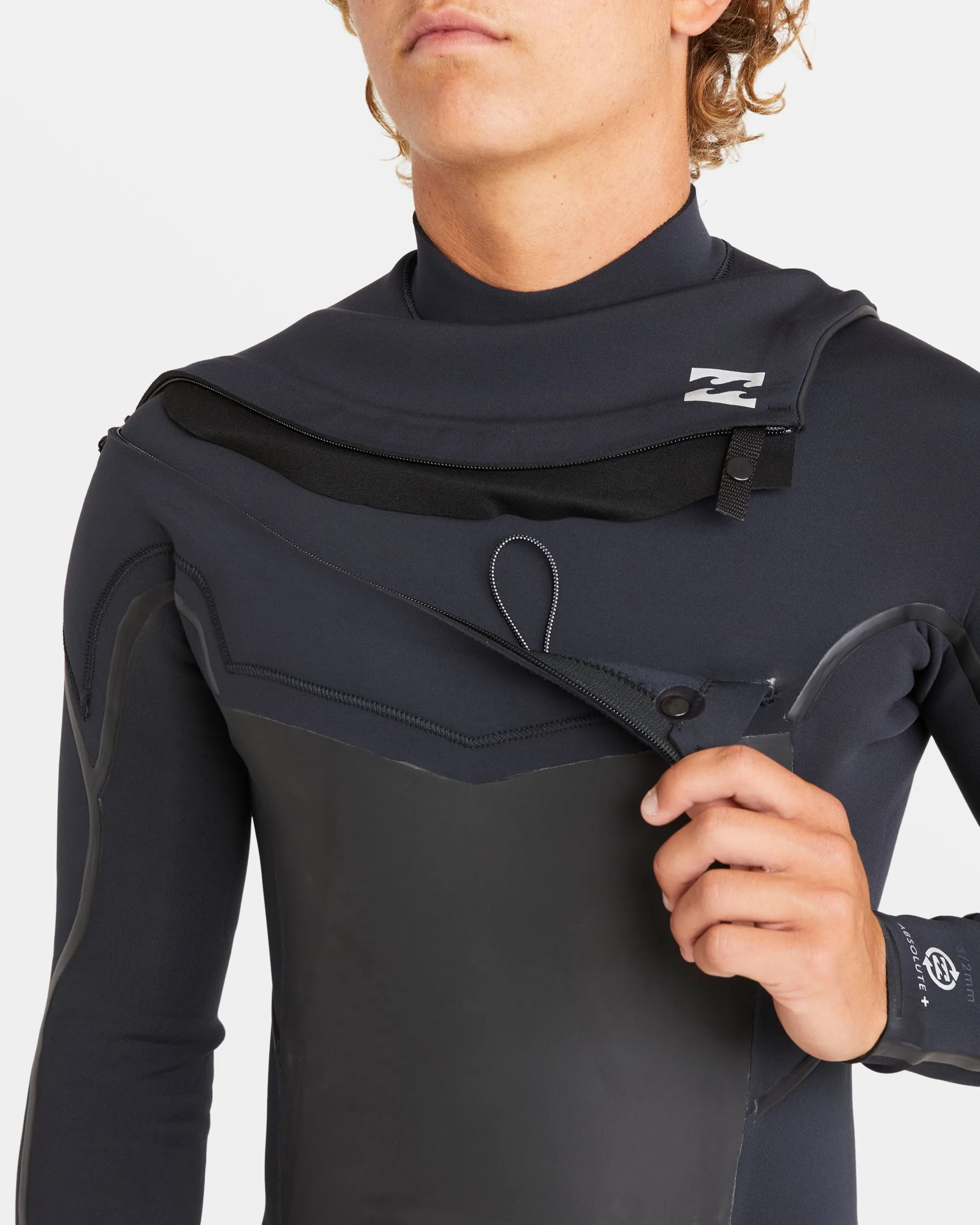 3/2mm Absolute Natural+ Upcycler Liquid Seal Chest Zip Wetsuit - Black sold by Billabong product image thumbnail 3