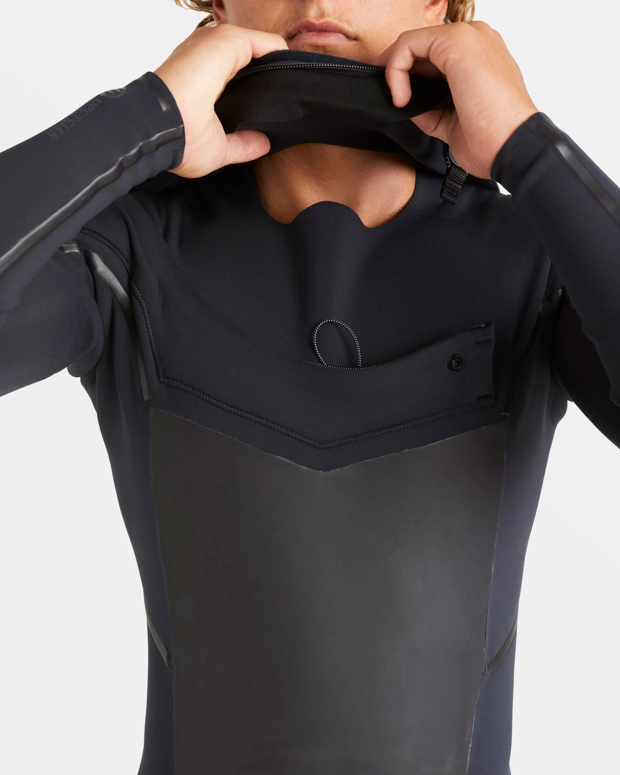 3/2mm Absolute Natural+ Upcycler Liquid Seal Chest Zip Wetsuit - Black sold by Billabong product image thumbnail 4