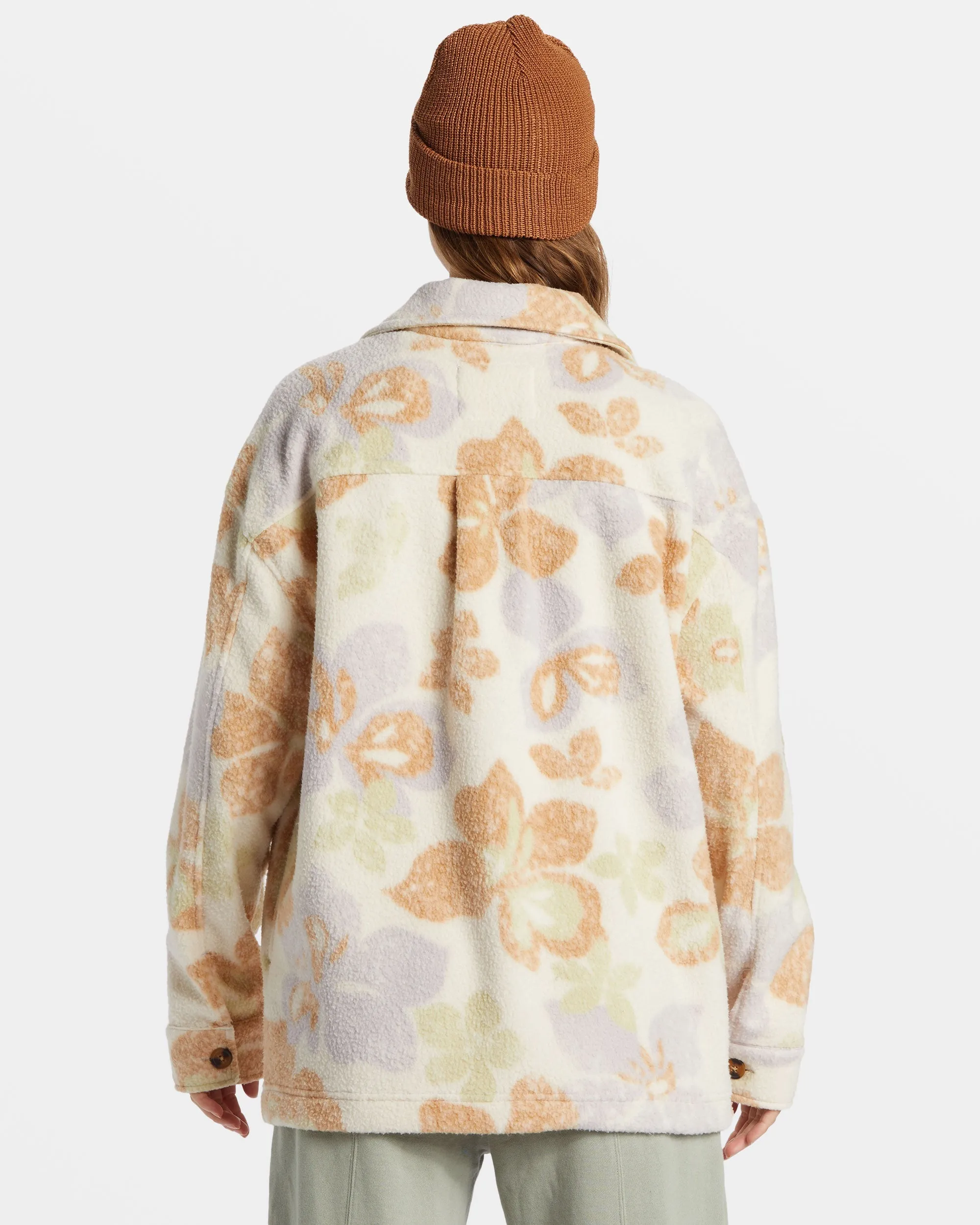 A/Div Happy Camper Shacket Button Sweater - Summer Rain sold by Billabong product image thumbnail 5