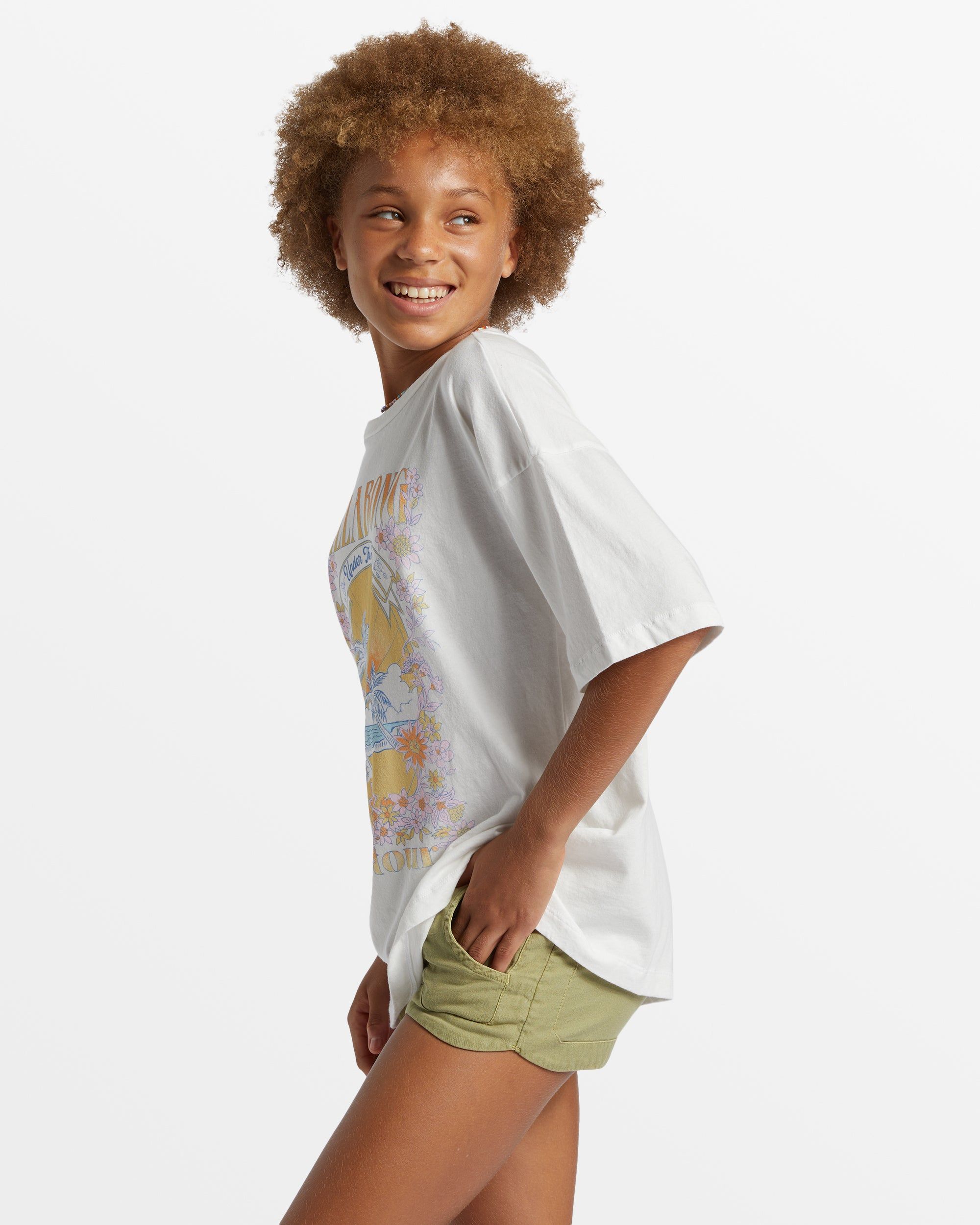 Girl's Surf Tour Oversized T-Shirt - Salt Crystal sold by Billabong product image thumbnail 3