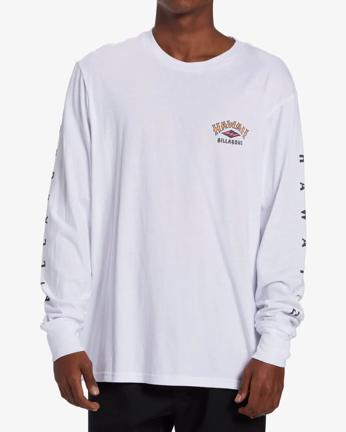 Arch Hawaii Long Sleeve T-Shirt - White sold by Billabong product image thumbnail 4