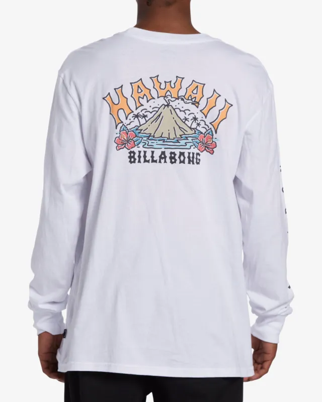 Arch Hawaii Long Sleeve T-Shirt - White sold by Billabong