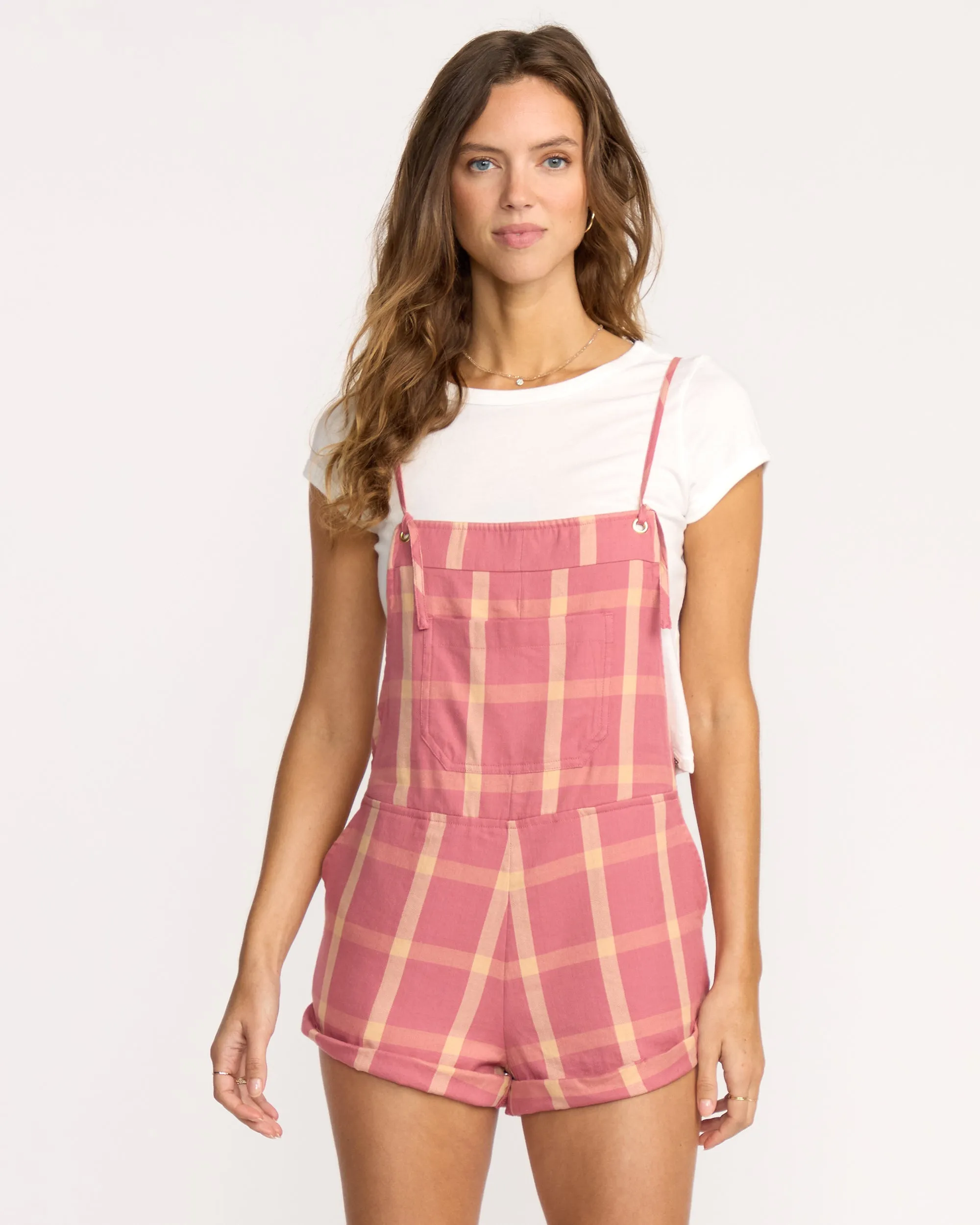 Wild Pursuit Yarn-Dyed Overalls - Plaid sold by Billabong product image thumbnail 2