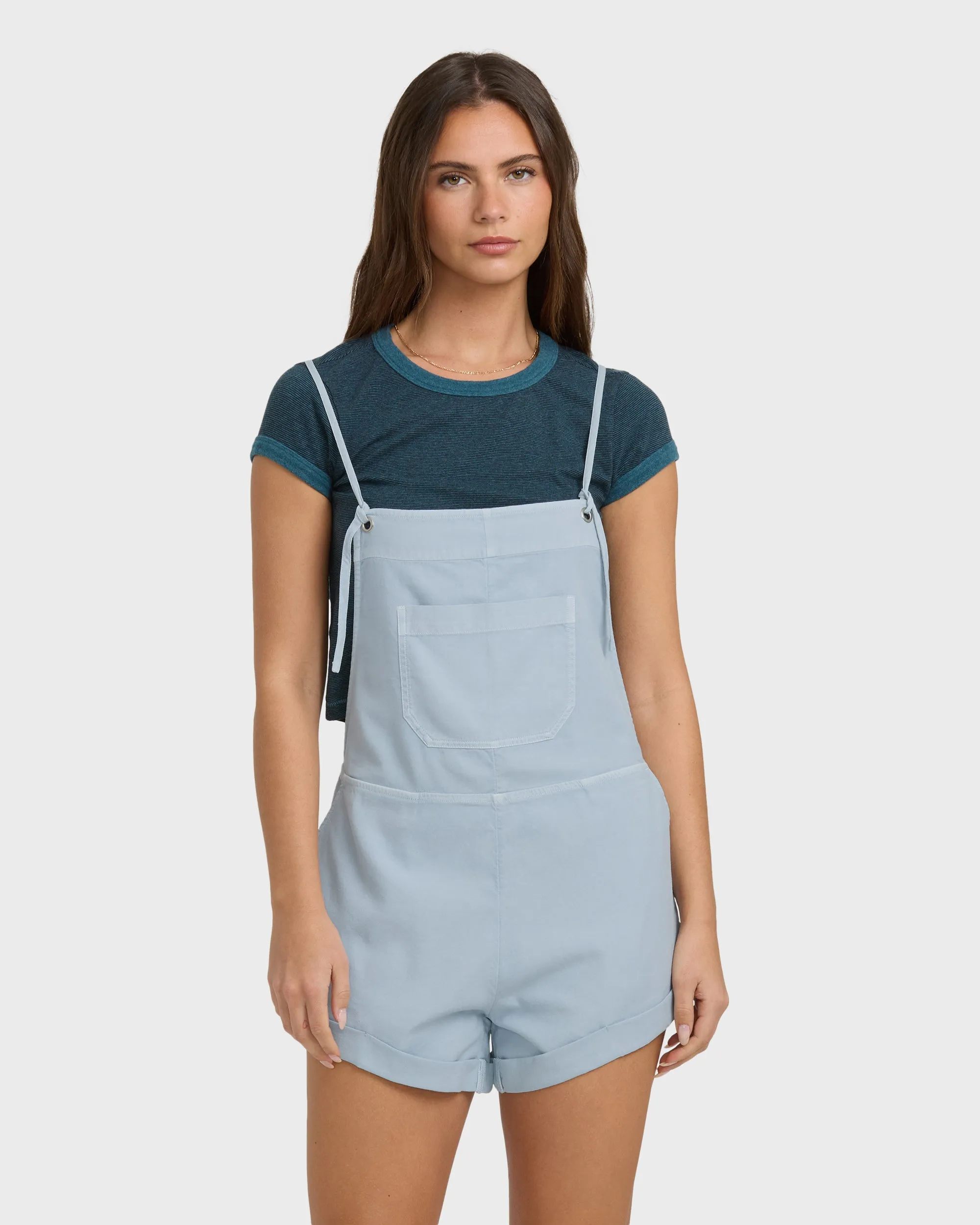 Wild Pursuit Yarn-Dyed Overalls - Washed Chambray sold by Billabong