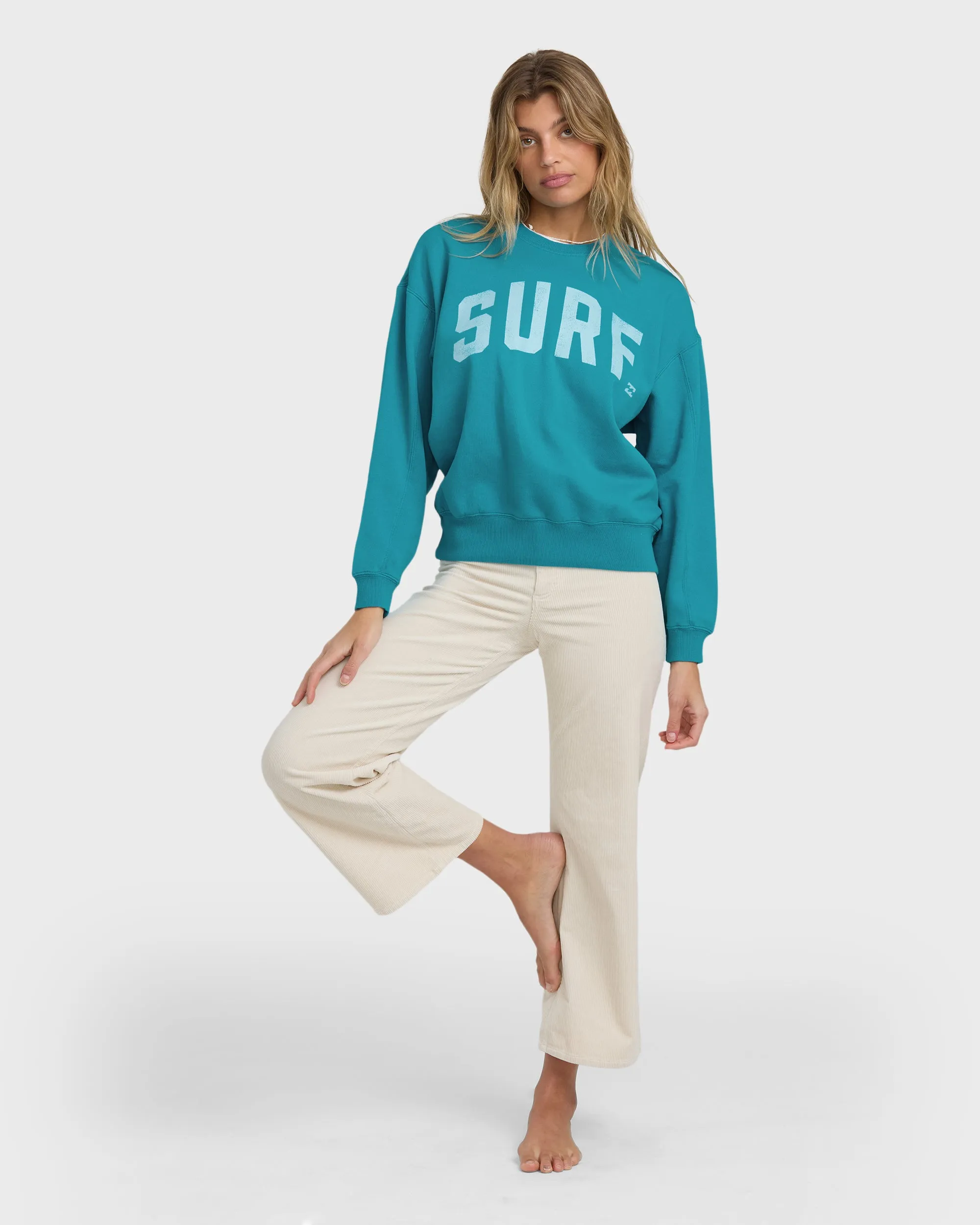 Mono Aloha Kendal Crewneck Sweatshirt - Atlantis sold by Billabong product image thumbnail 3