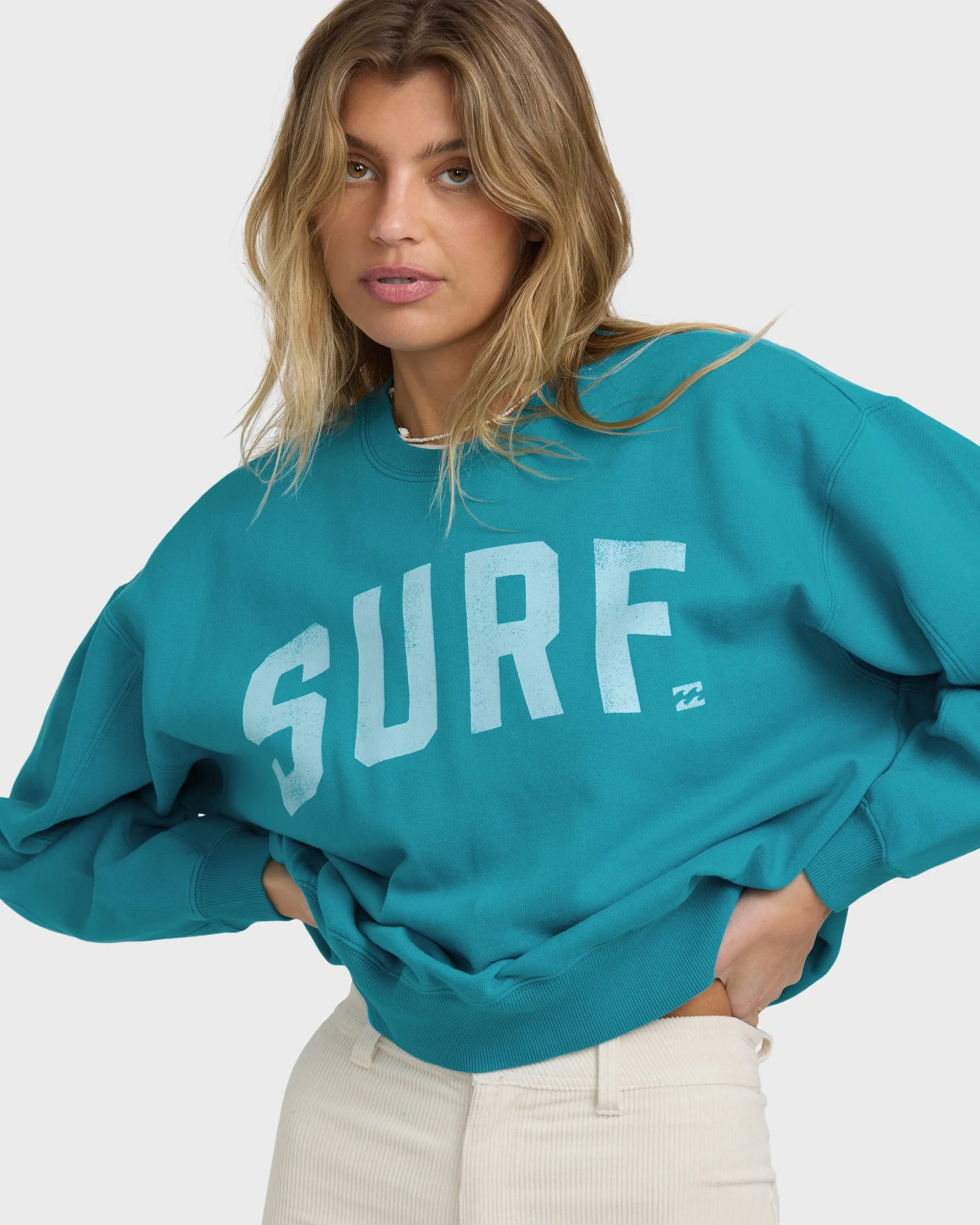 Mono Aloha Kendal Crewneck Sweatshirt - Atlantis sold by Billabong product image thumbnail 2