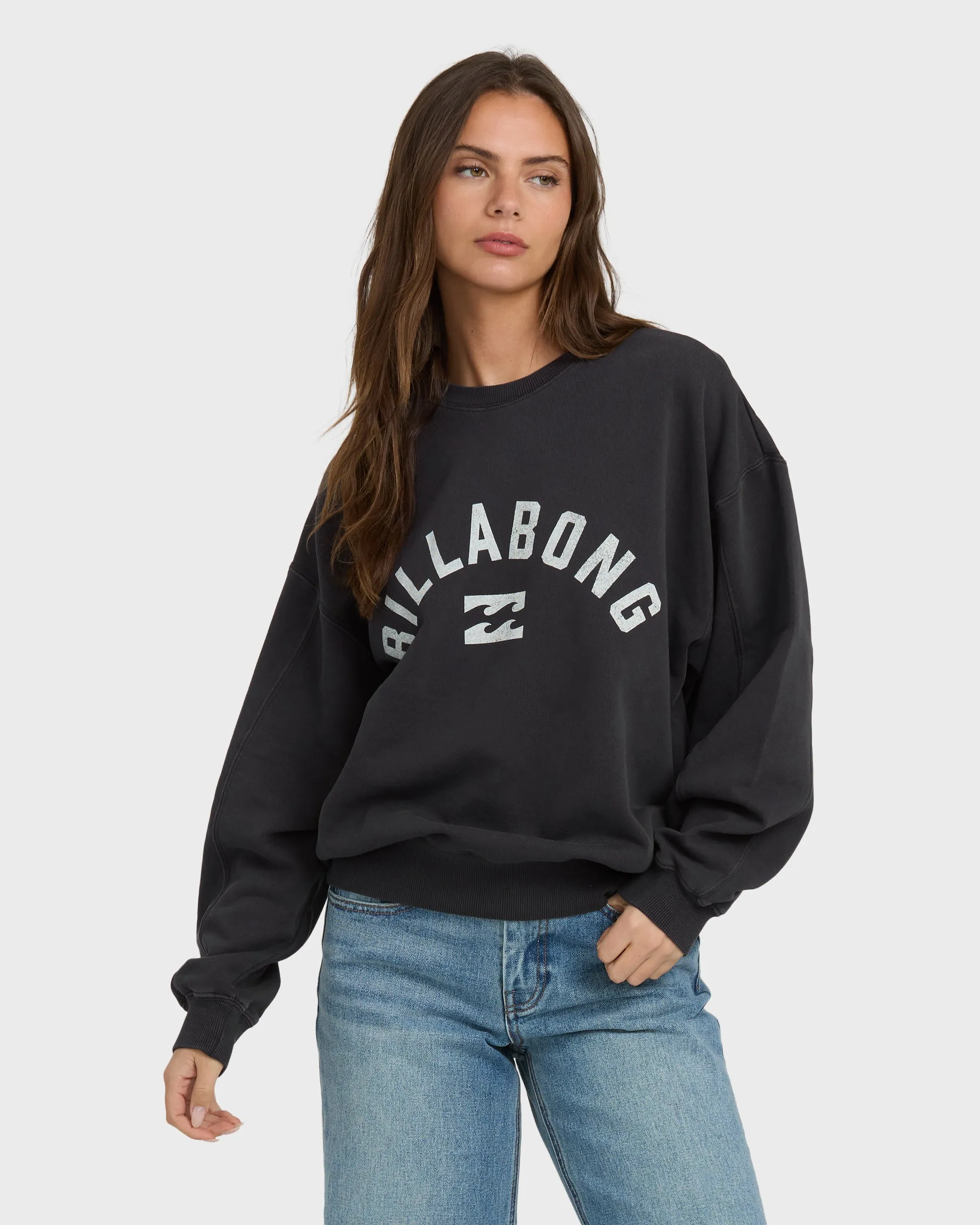 Mono Aloha Kendal Crewneck Sweatshirt - Black Sands sold by Billabong product image thumbnail 4