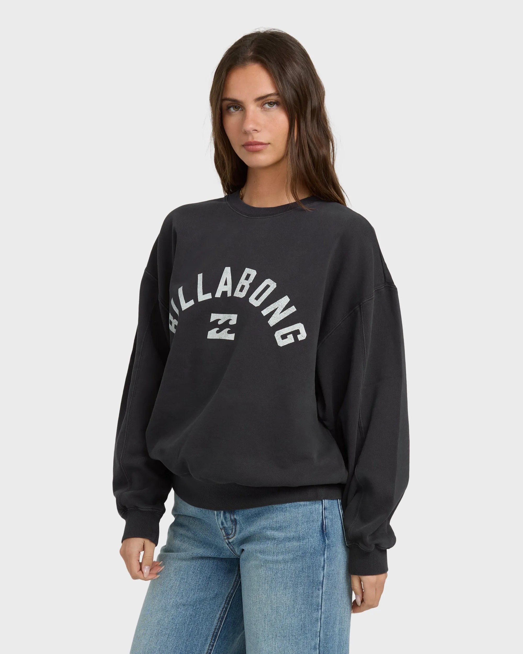 Mono Aloha Kendal Crewneck Sweatshirt - Black Sands sold by Billabong product image thumbnail 5
