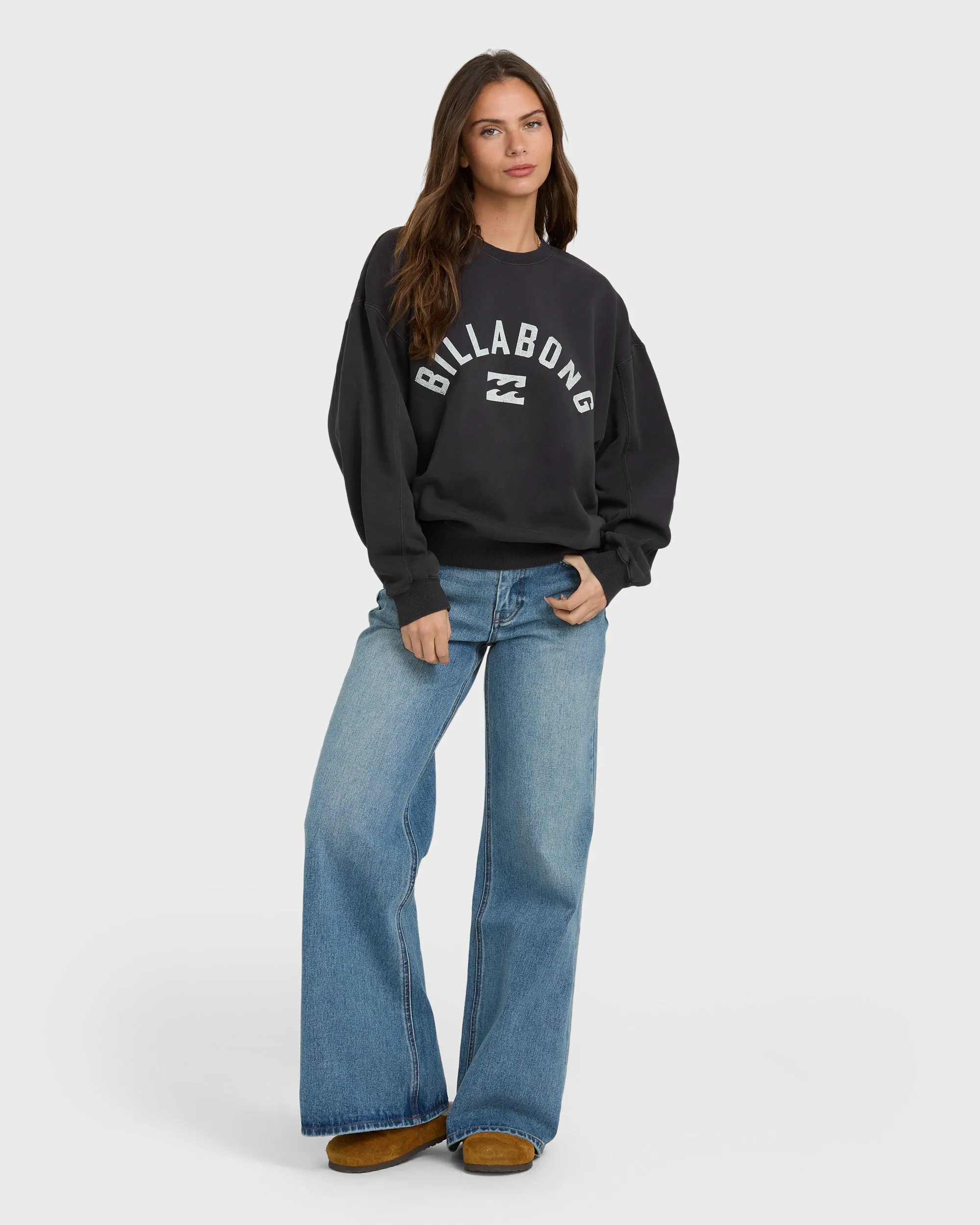 Mono Aloha Kendal Crewneck Sweatshirt - Black Sands sold by Billabong product image thumbnail 3