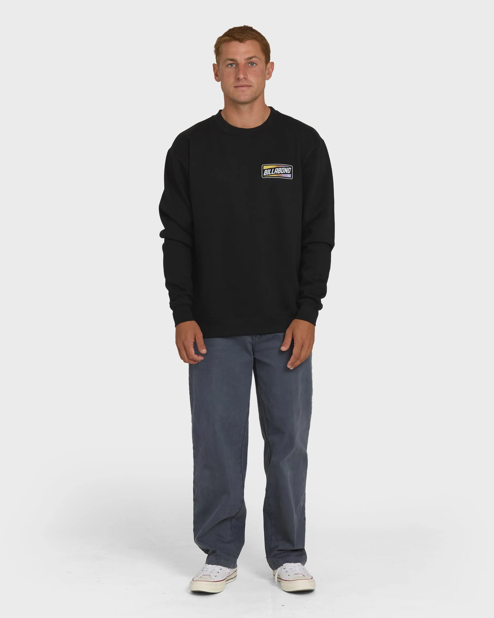 Walled Crewneck Sweatshirt - Black sold by Billabong product image thumbnail 3