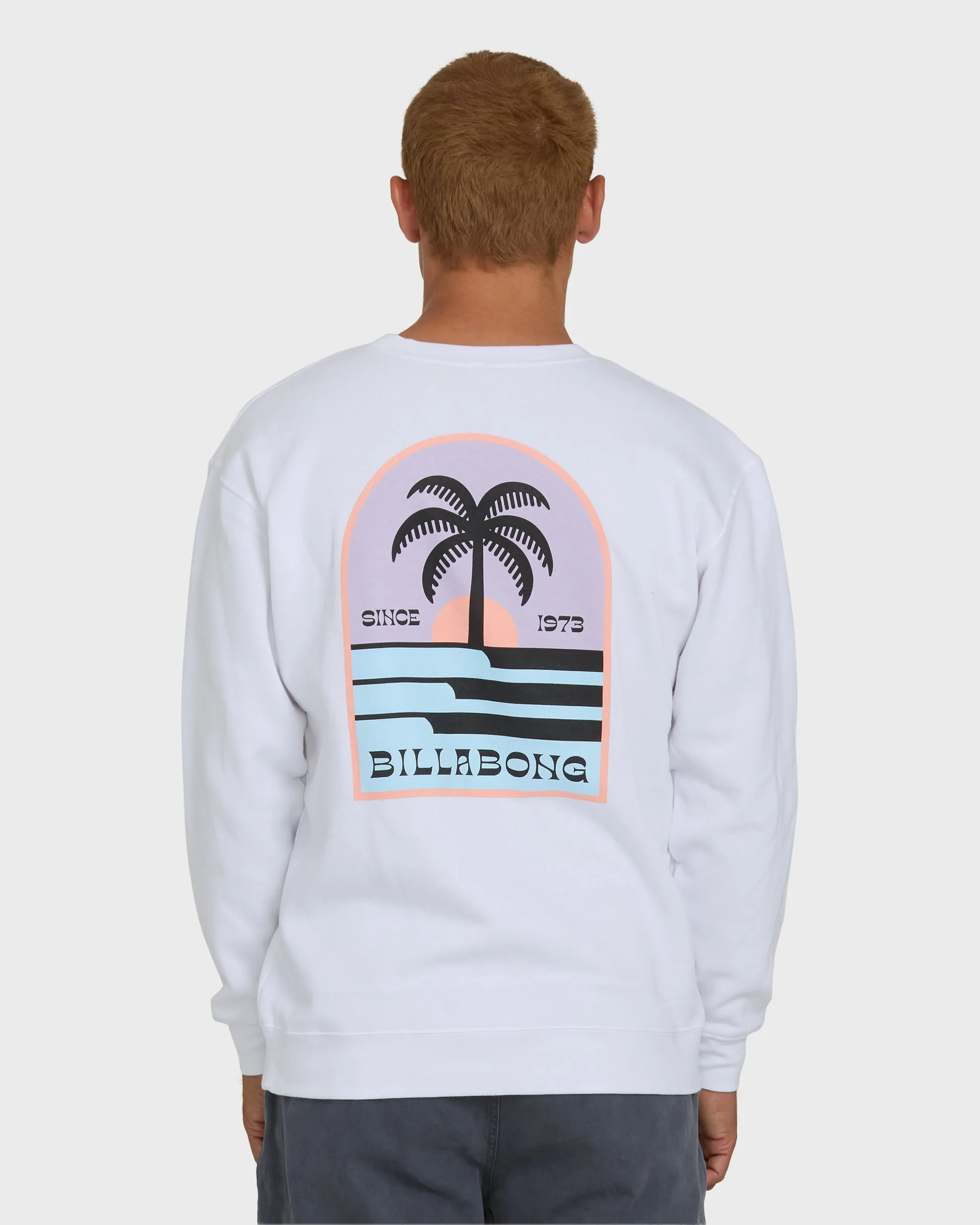 Portal Crewneck Sweatshirt - White sold by Billabong product image thumbnail 2