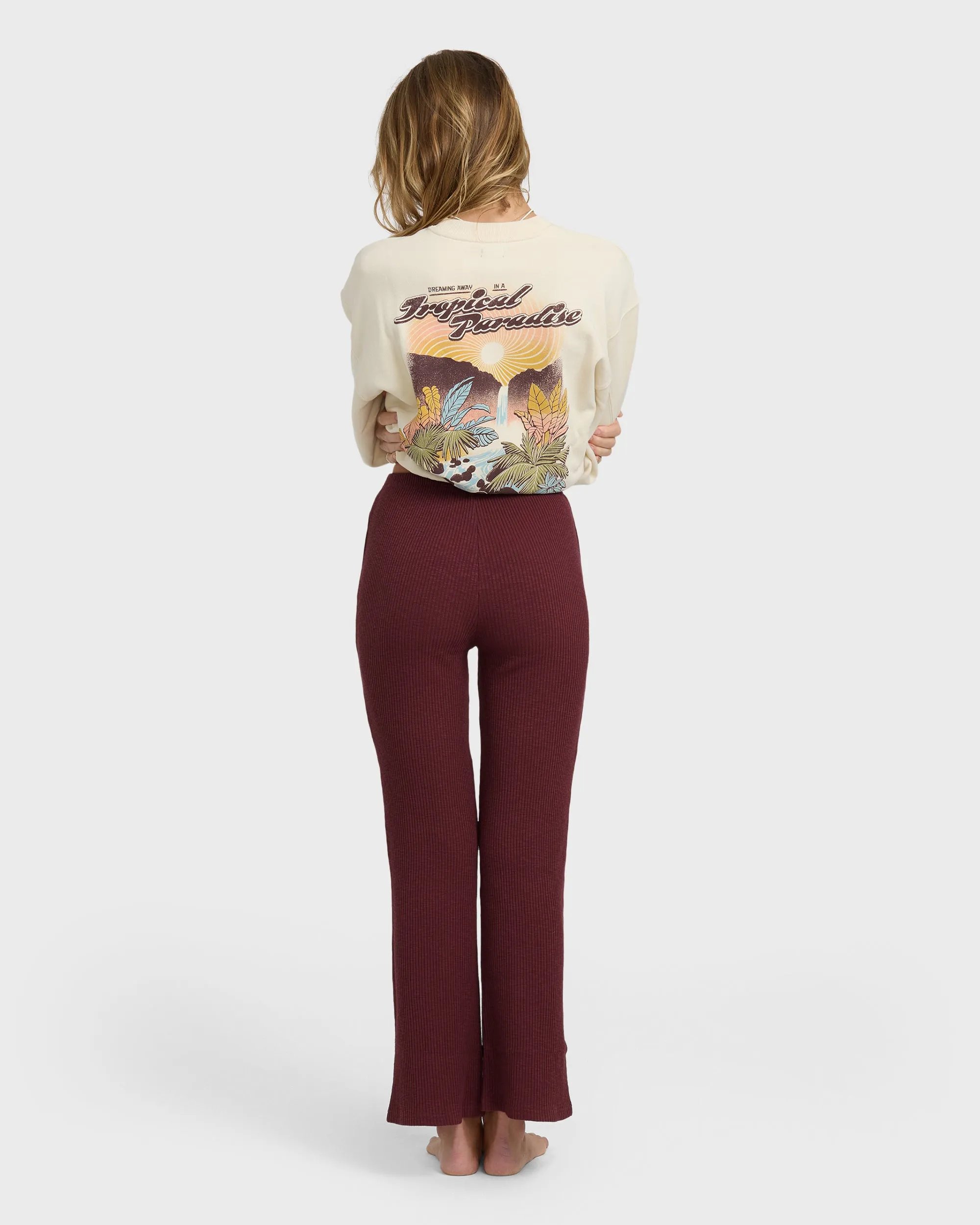 Fever Twist Knitpants - Pinot sold by Billabong product image thumbnail 5