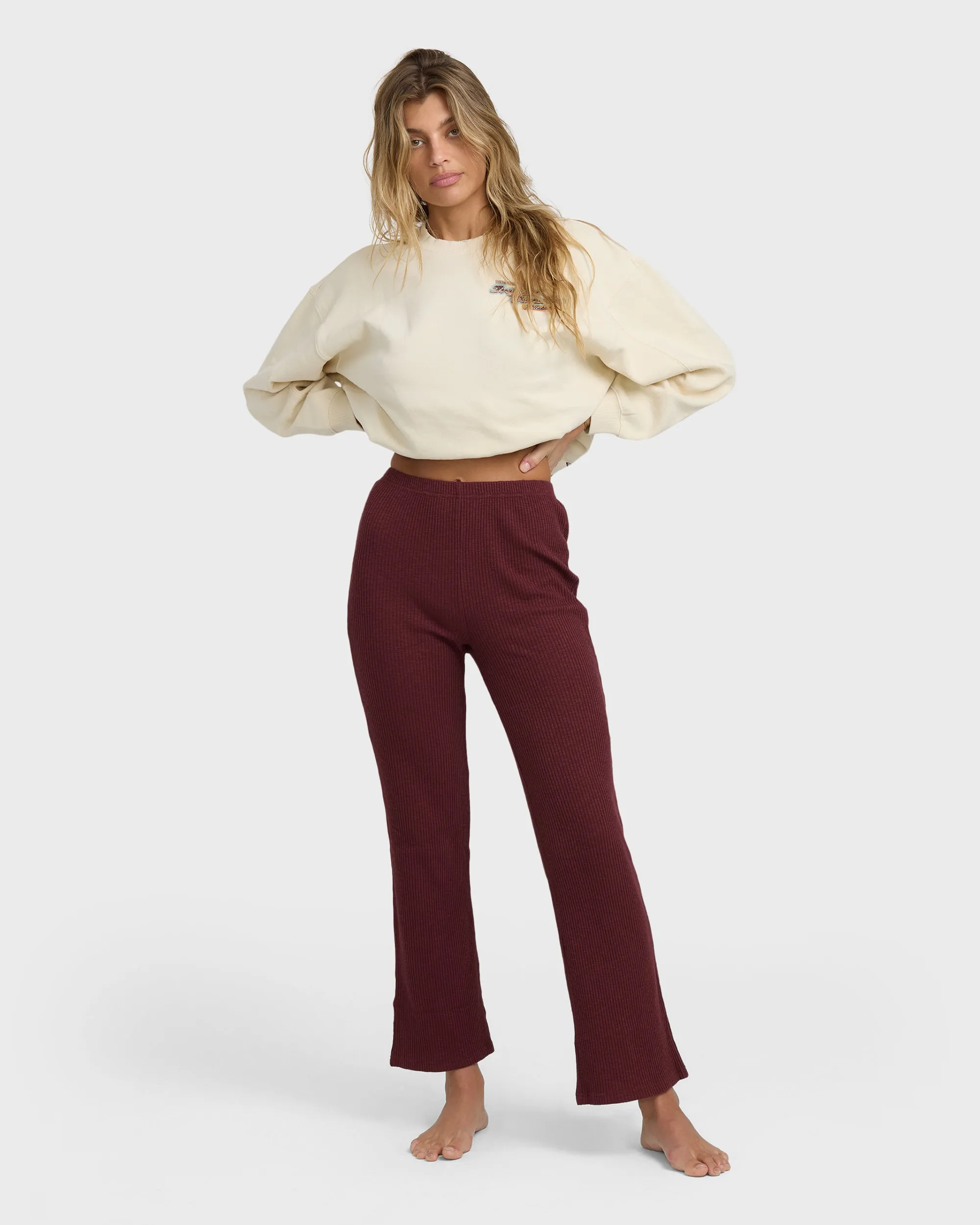 Fever Twist Knitpants - Pinot sold by Billabong product image thumbnail 3